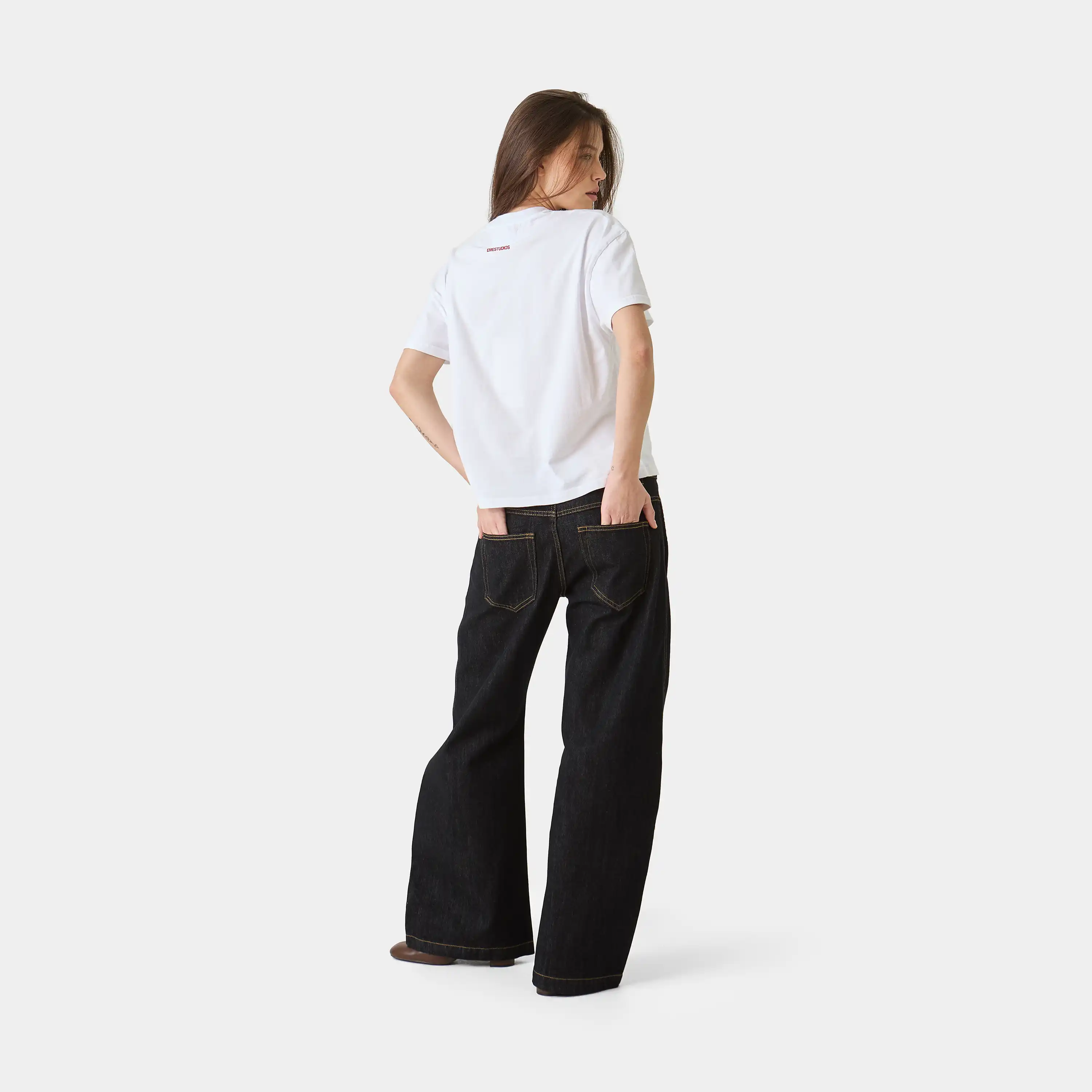 Oval Pearl Oversized Tee