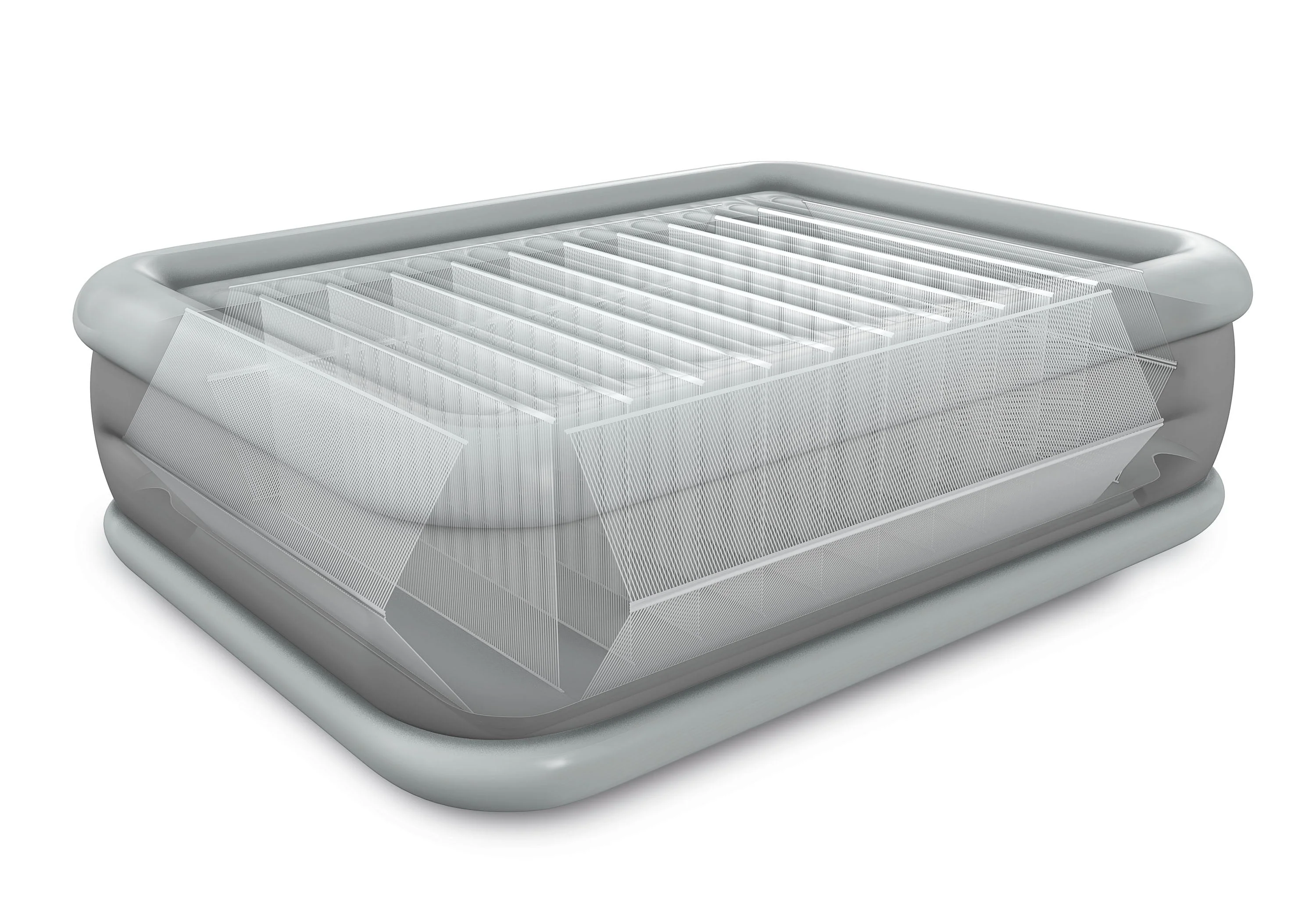 24" Dream Lux Pillow Top Dura-Beam Airbed Mattress with Internal Pump Queen(Full) - Image 4