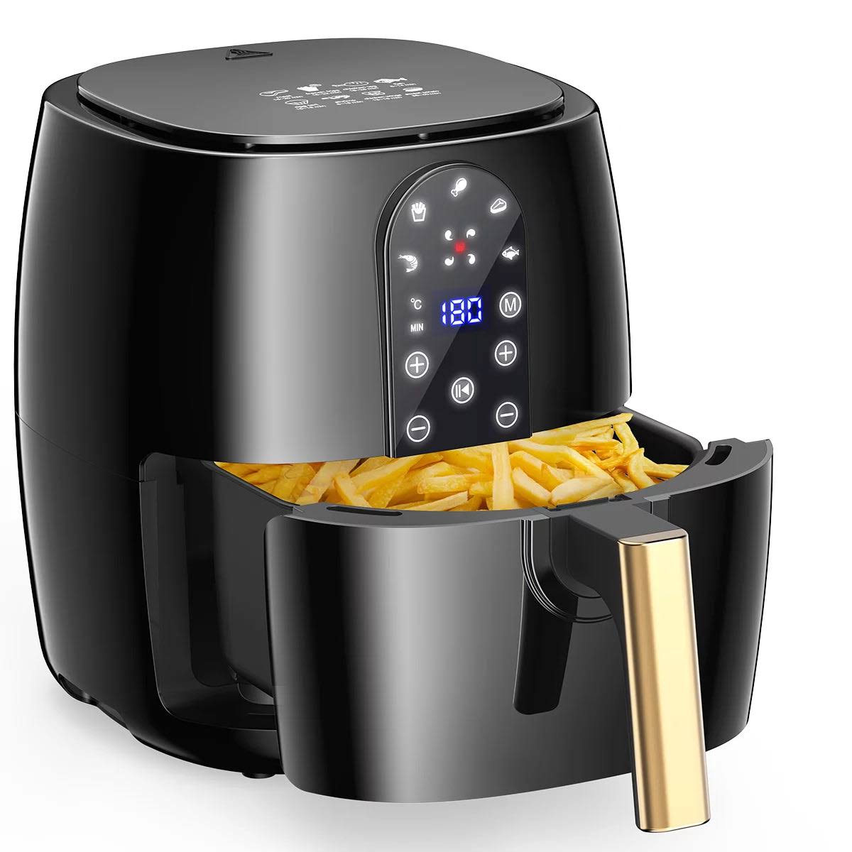 Gped 5-in-1 5.2Qt Hot Air Fryers with LED Touch Screen