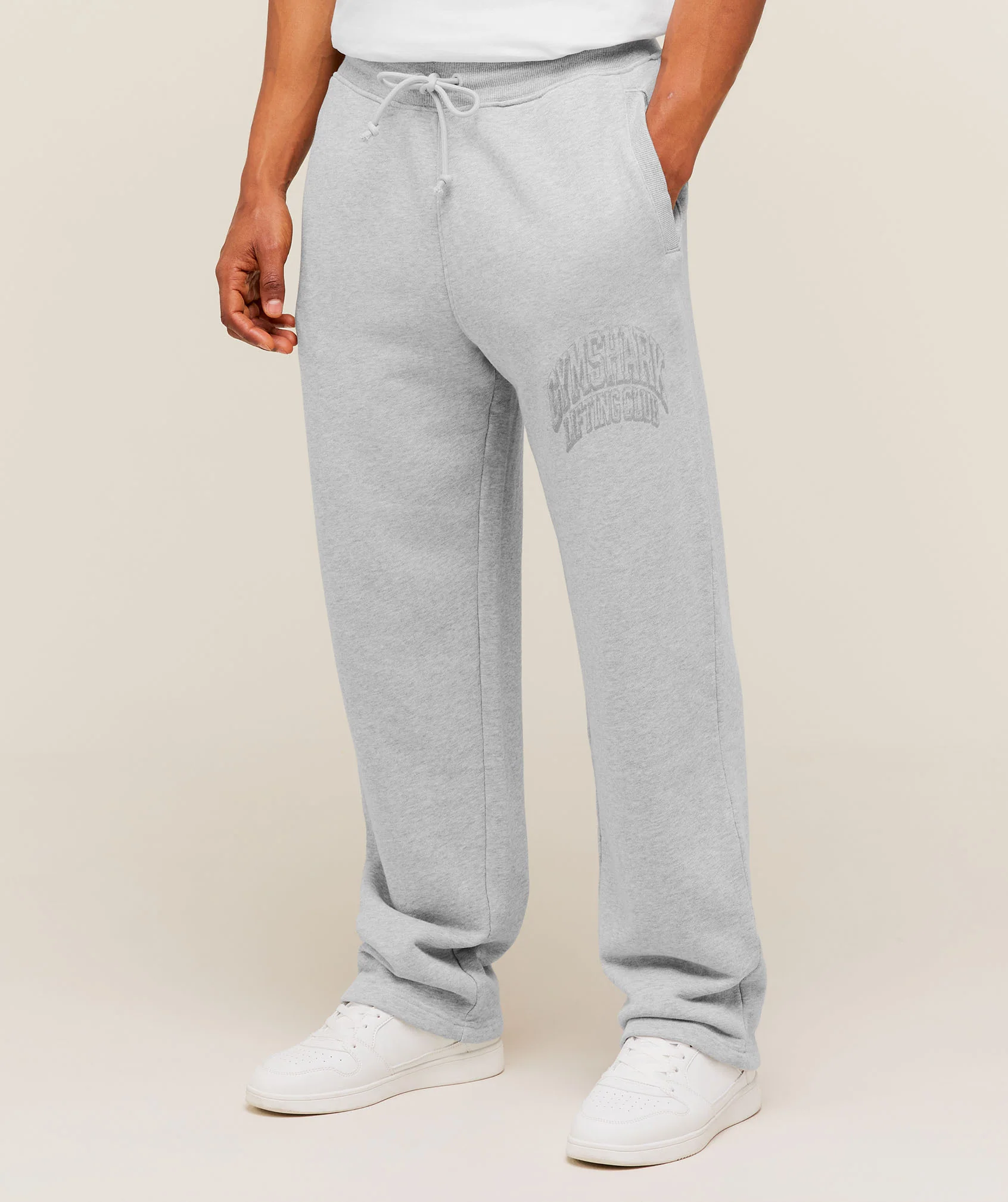GSLC STRAIGHT LEG PANTS - Soft Grey Marl