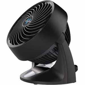 Vornado 533 7 Inch Diameter 293 CFM 3 Speed Table Fan with Vortex Circulation, Black