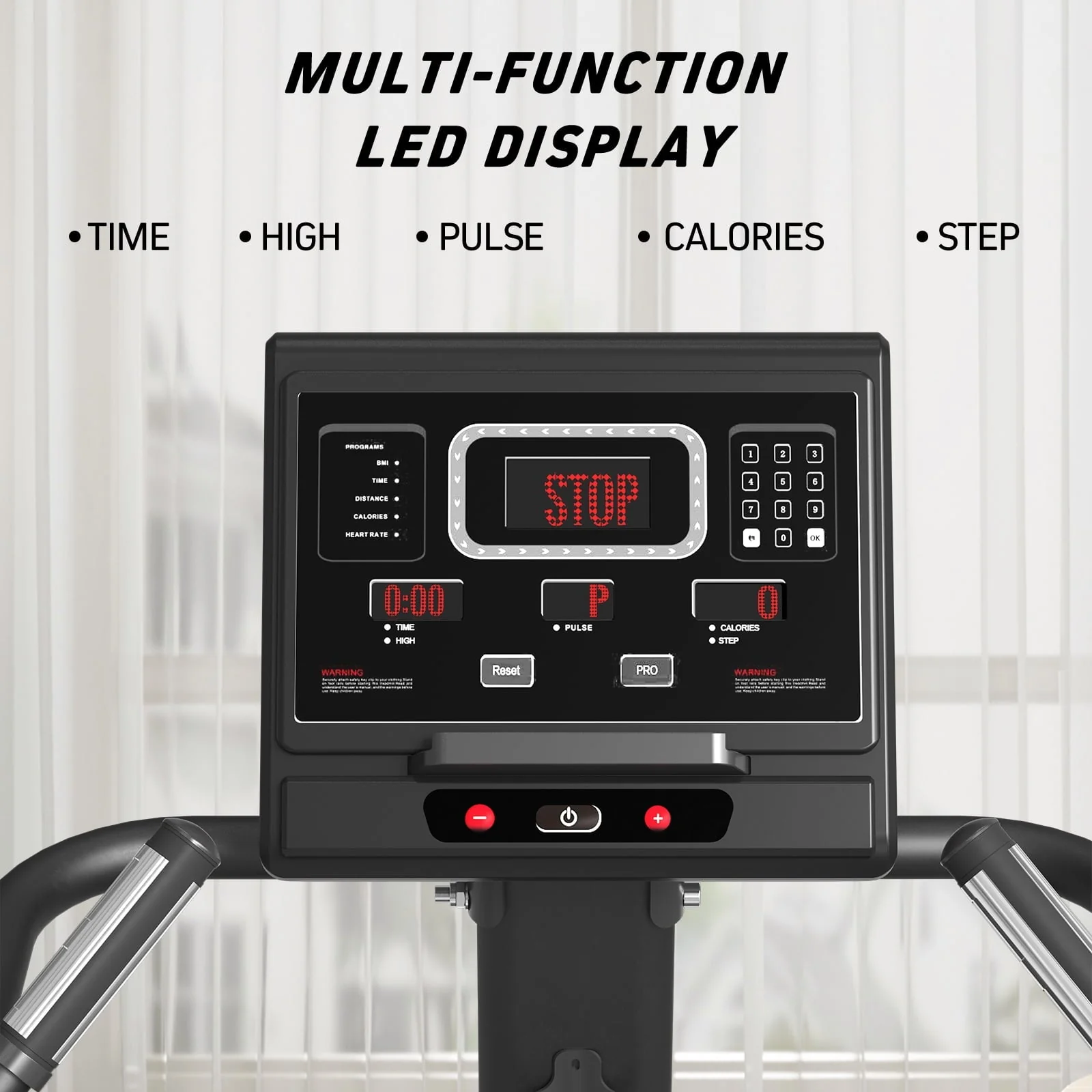 Stairmaster, syedee Stair Stepper with LED Screen, Stepmill Exercise Machine with 12 Workout Programs, 441LBS Step Machine, 24 164 Steps/Minute(White) Image 6