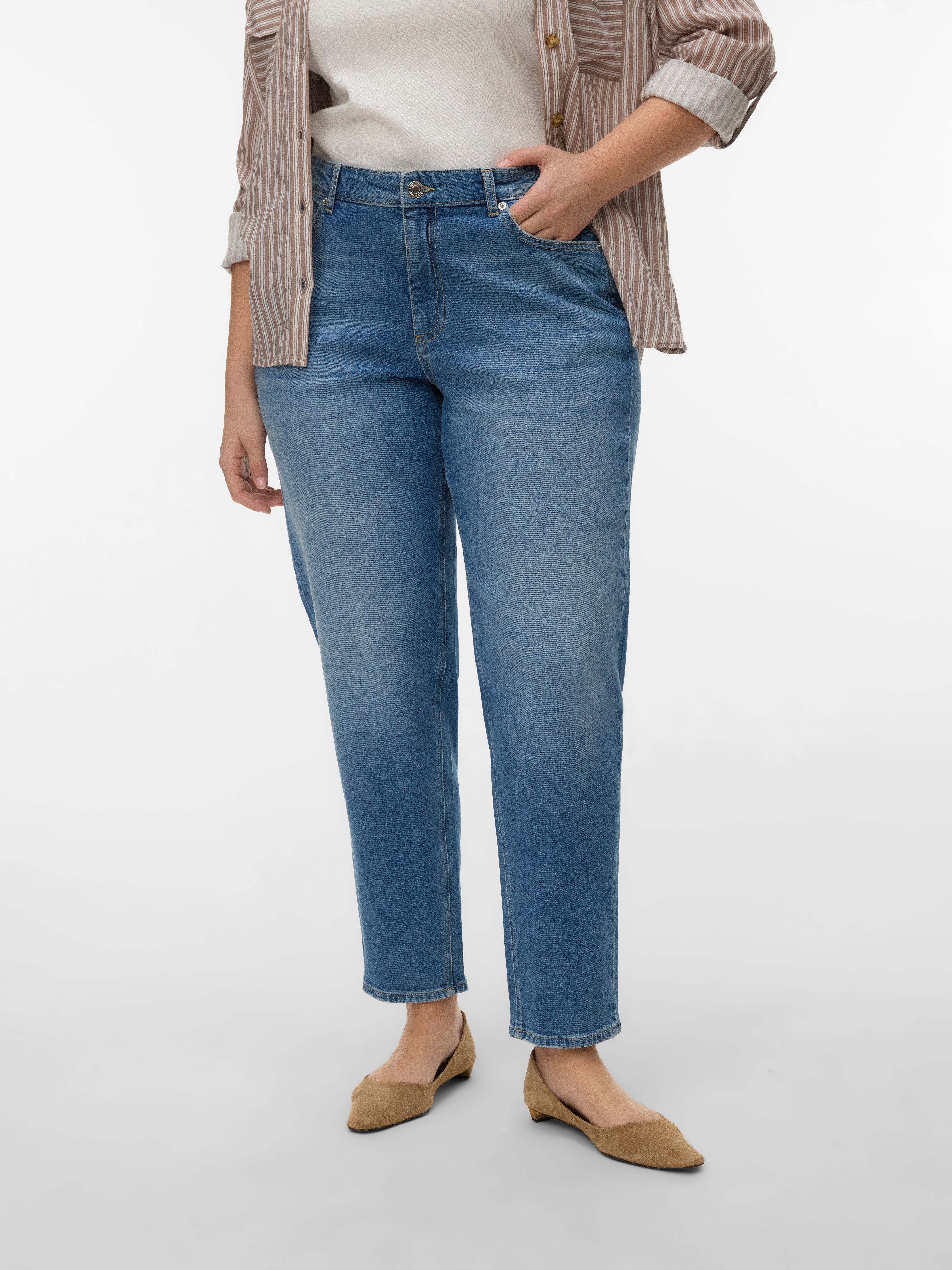 VERO MODA® VMCTESSA-STRETCH High rise Mom Fit Jeans