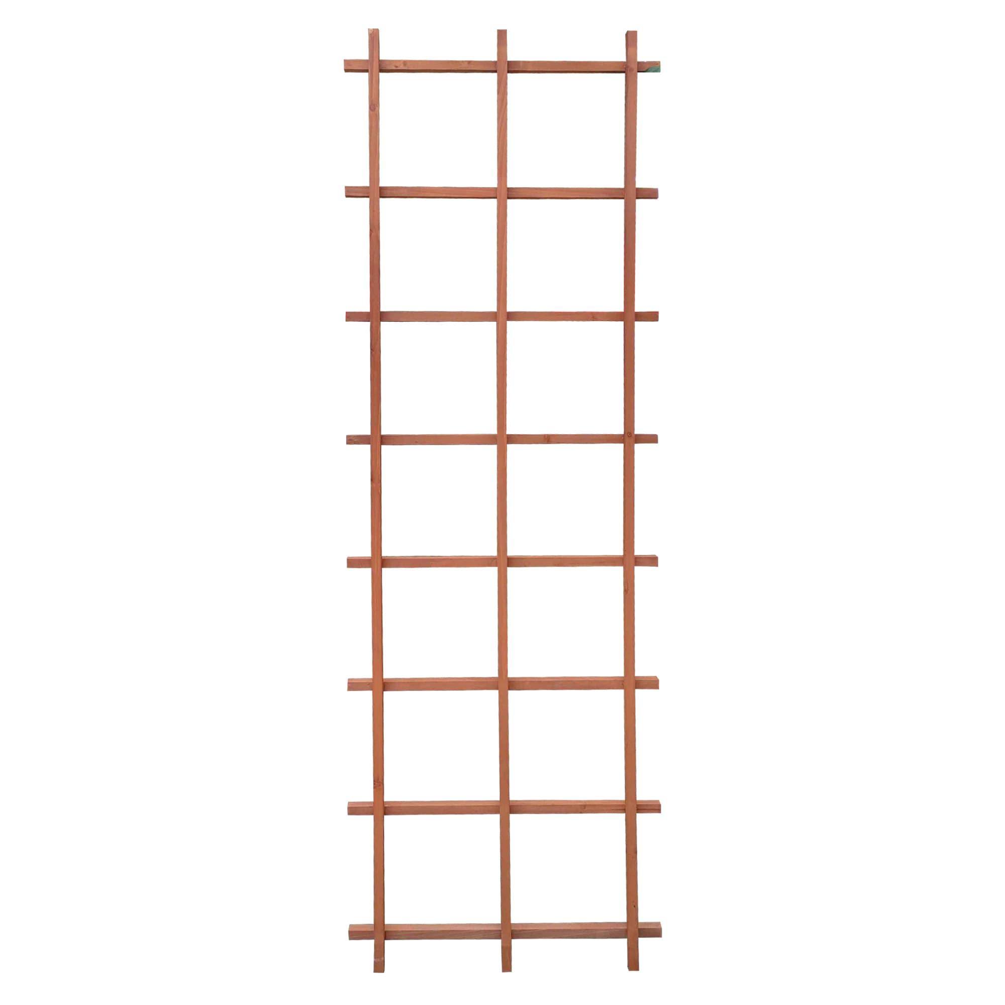 Style Selections Trellis 24-in W x 72-in H Brown Garden Trellis | T1011