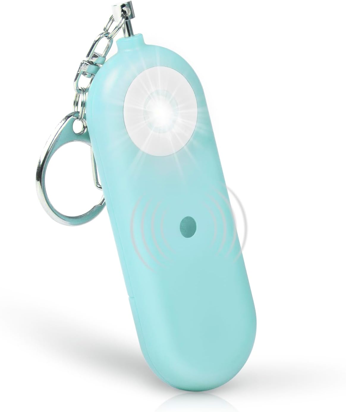 Rechargeable Personal Safety Alarm for Women - 130dB Self Defense Keychain Alarm Whistle with SOS Strobe Light, Low Battery Notice - Security Protection Devices for Kids Elderly College Essentials
