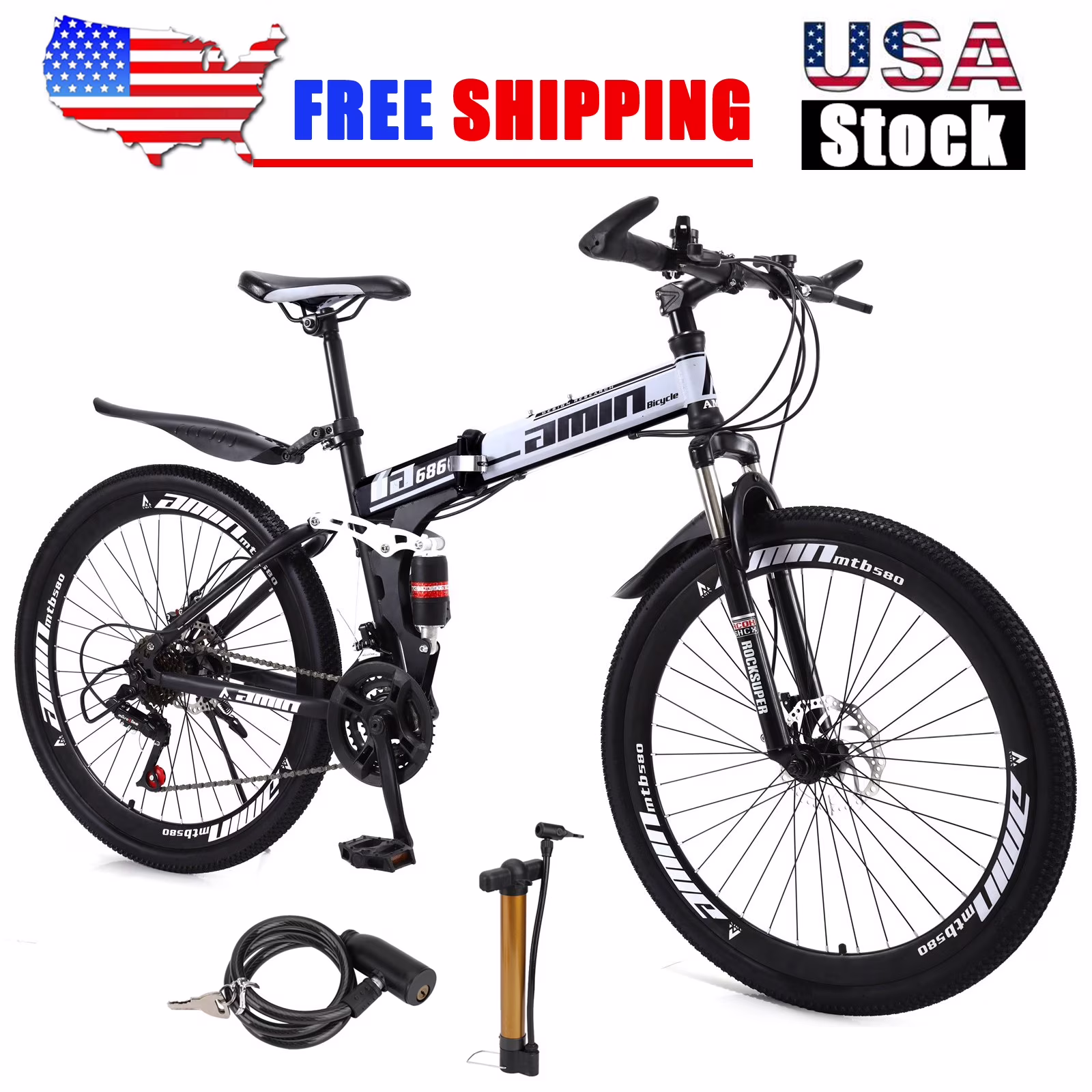 Mad Hornets Amin Men Women 26-Inch Mountain Bikes