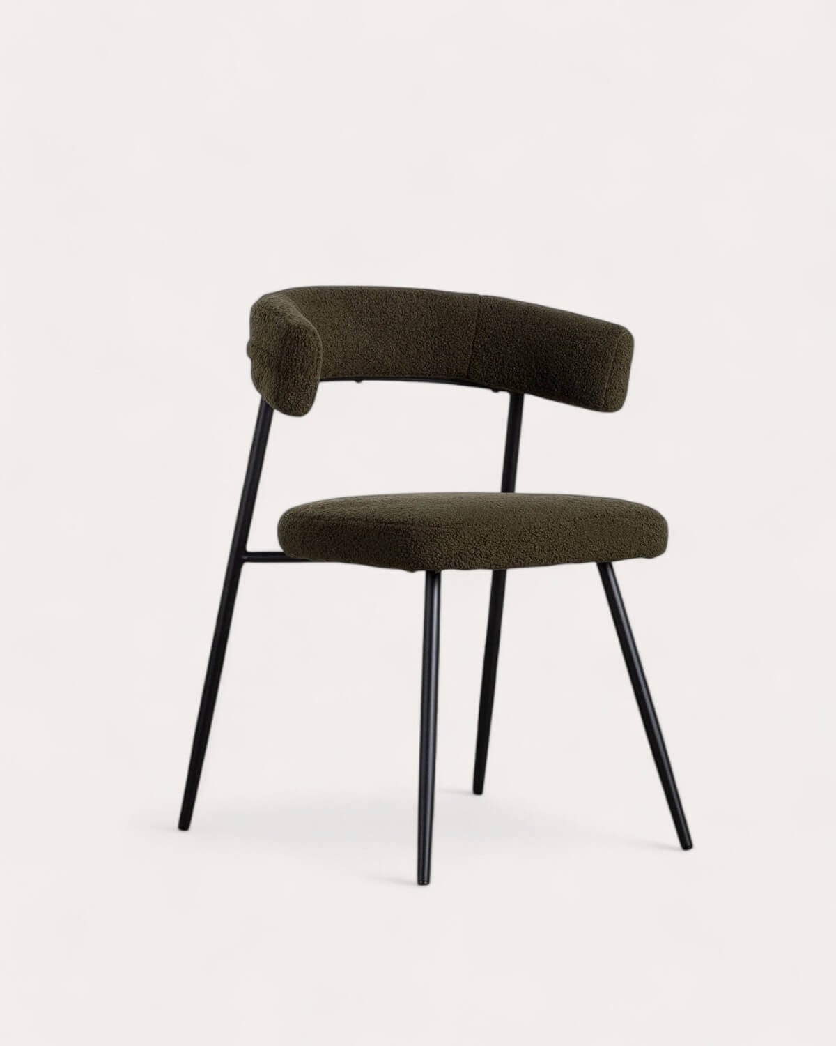 Eloise Bouclé - Silla de Comedor de Metal Eloise Bouclé