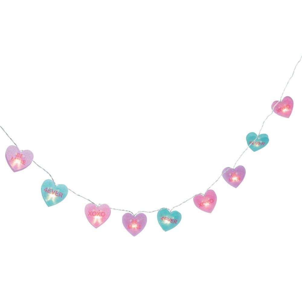 Conversation Hearts String Lights - Home Decor - 1 Piece, 13933356