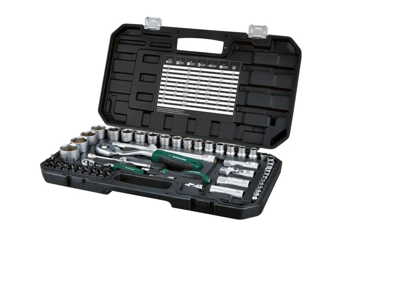 PARKSIDE Jeu de cls  douille, 65 pices