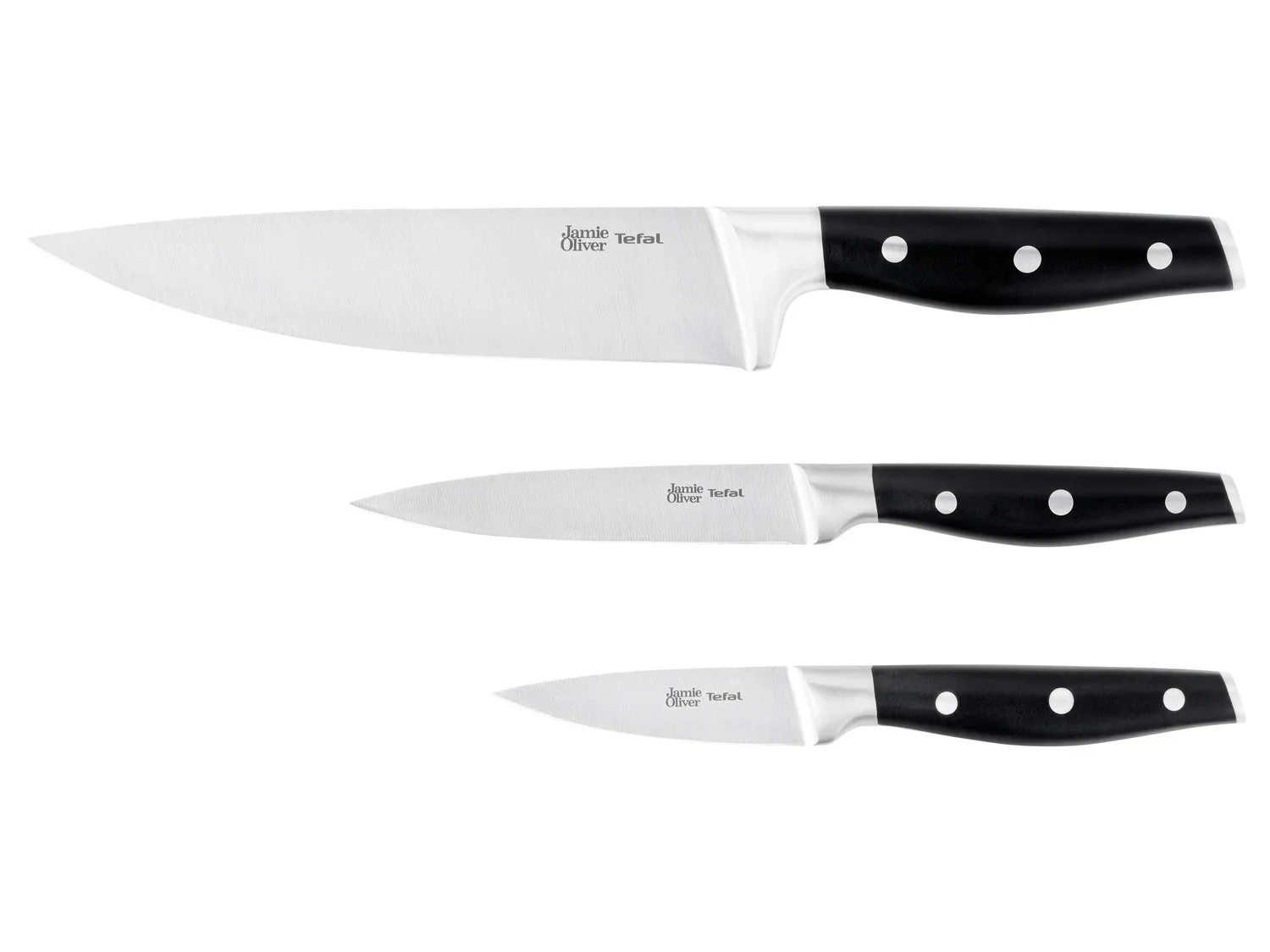Jamie Oliver by Tefal Set de 3 couteaux de cuisine