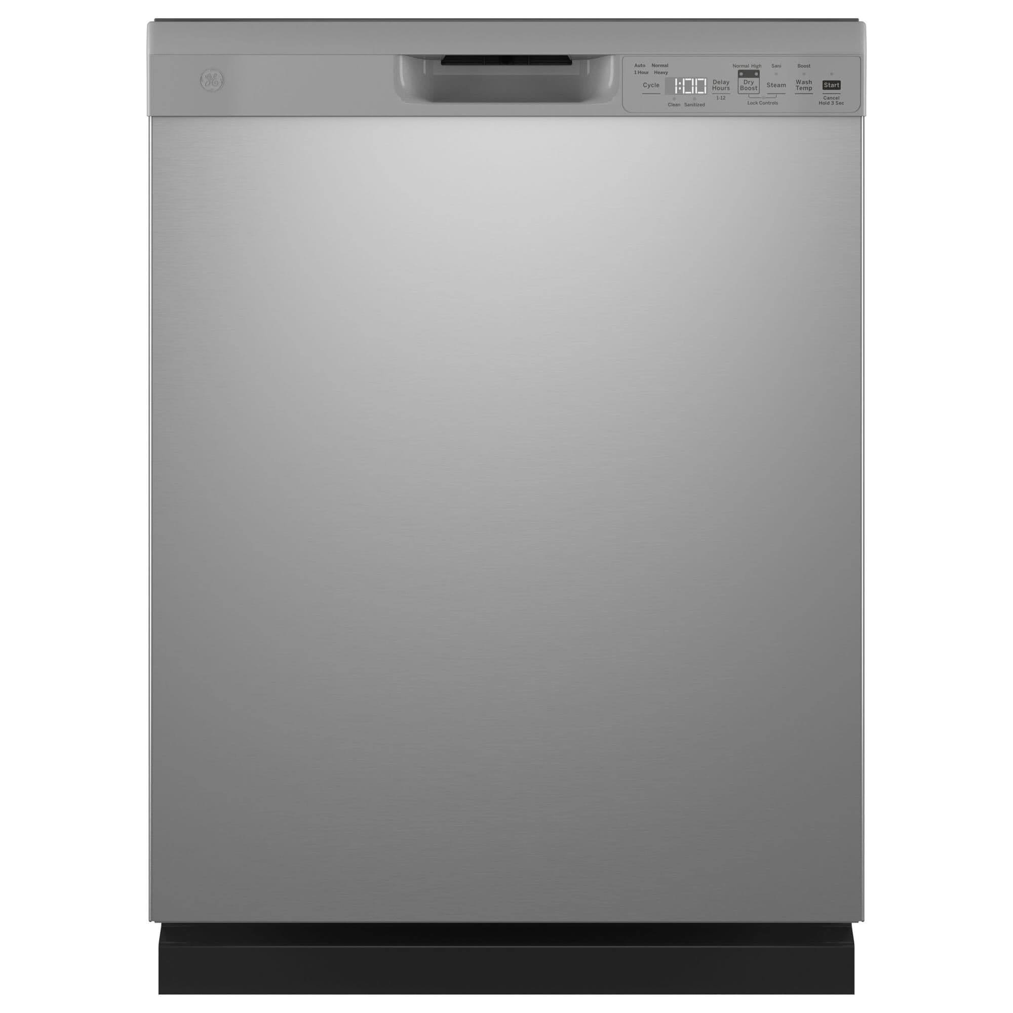 GE Front Control Dishwasher - Stainless Steel