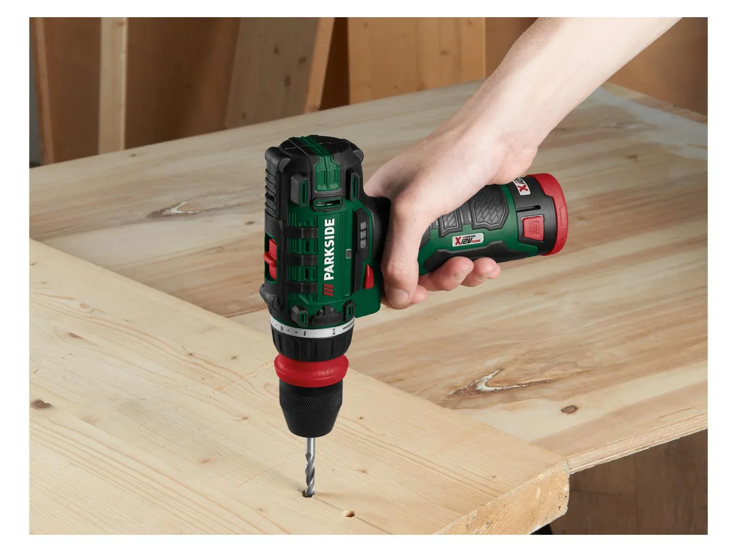 PARKSIDE Perceuse-visseuse sans fil PBSA 12 E4, 12 V