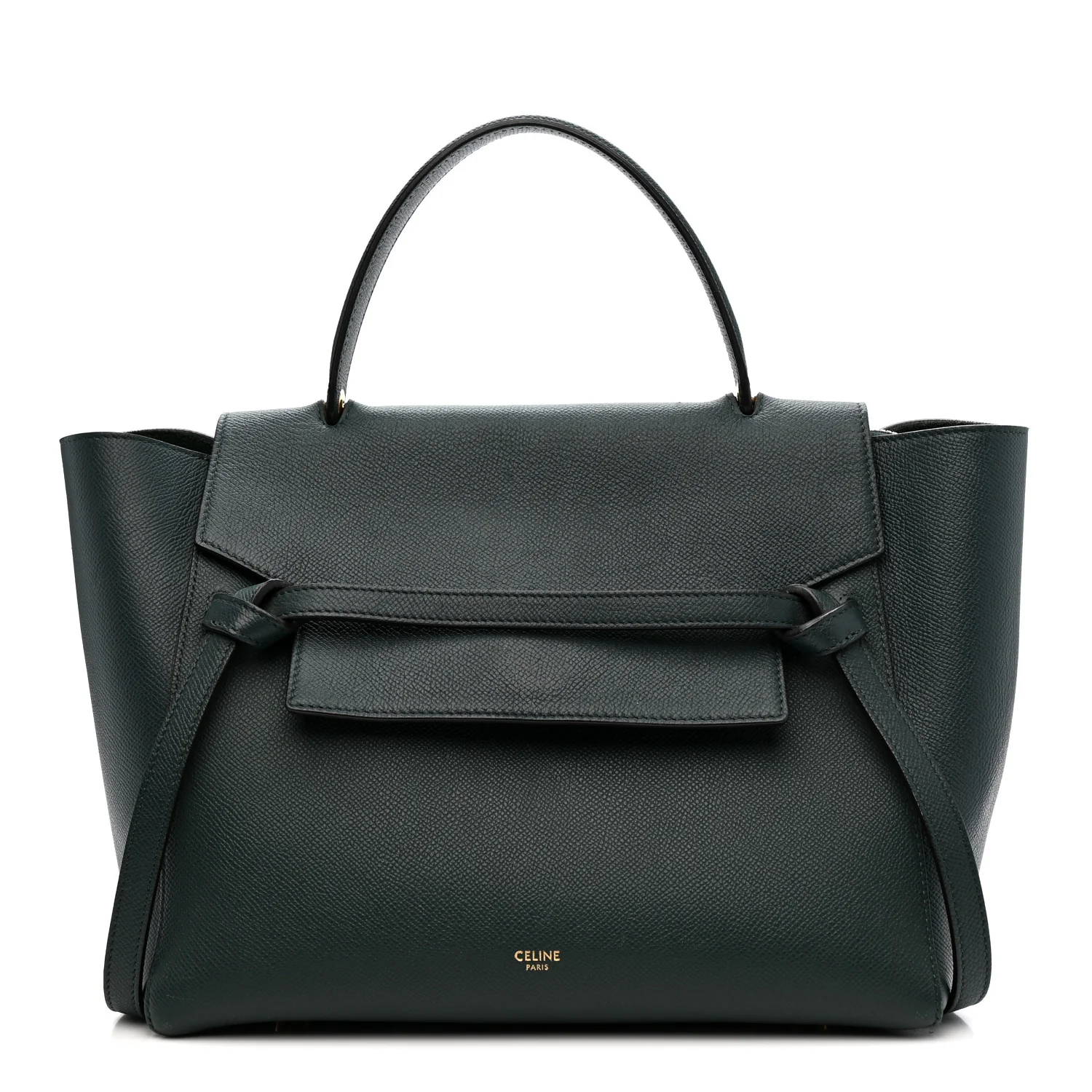 Grained Calfskin Mini Belt Bag Amazone
