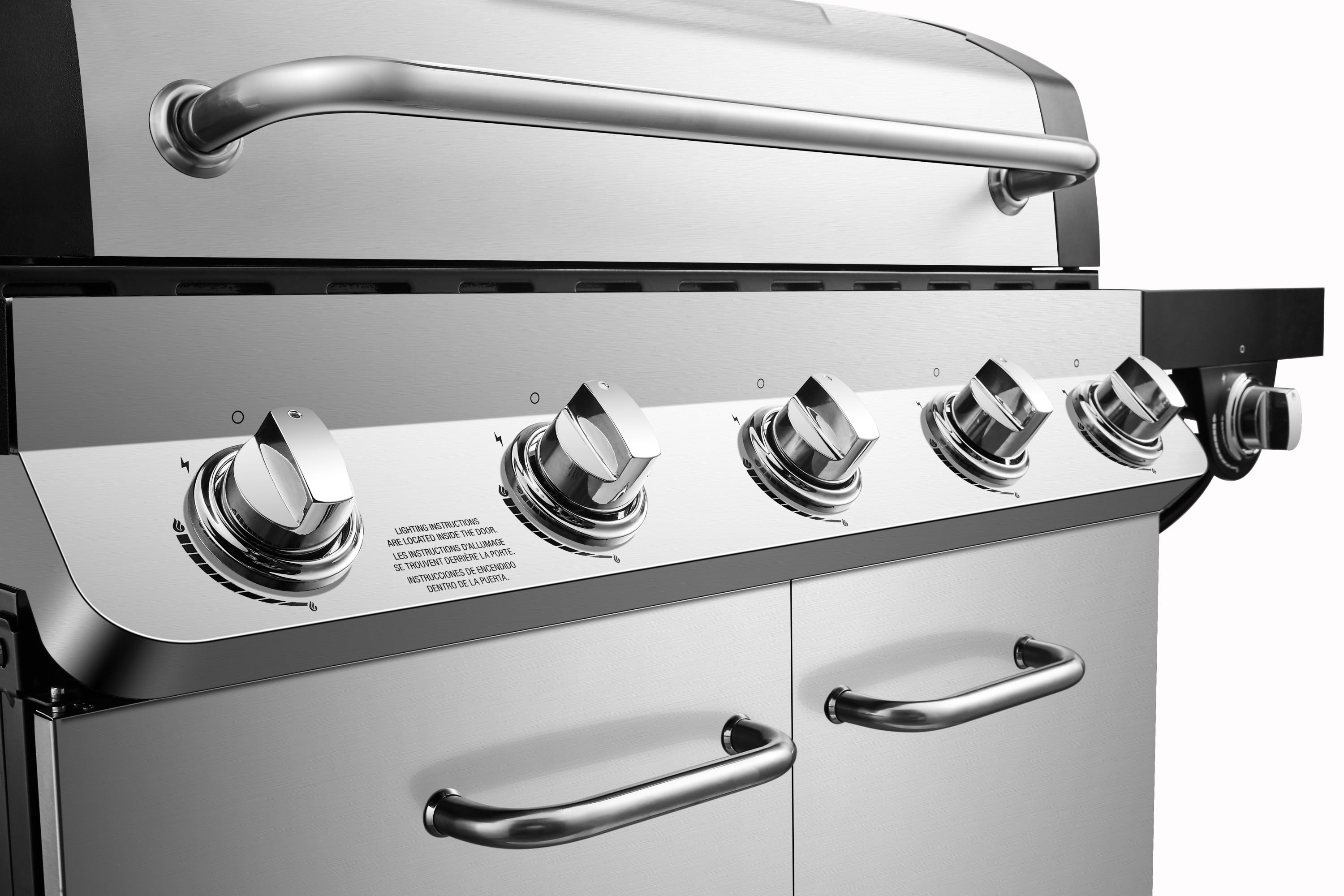 5 Burner Silver Propane Gas Grill