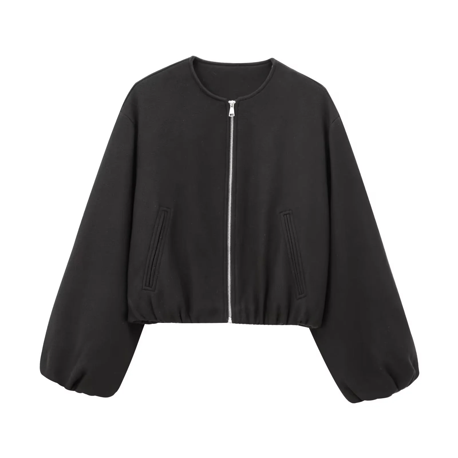 Veste Bombers Courte zippée pour Femme