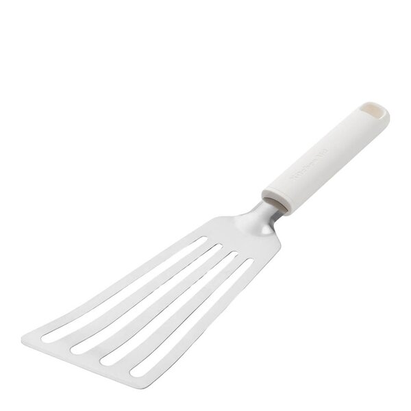 Classic stekespade perforert 32 cm porcelain white