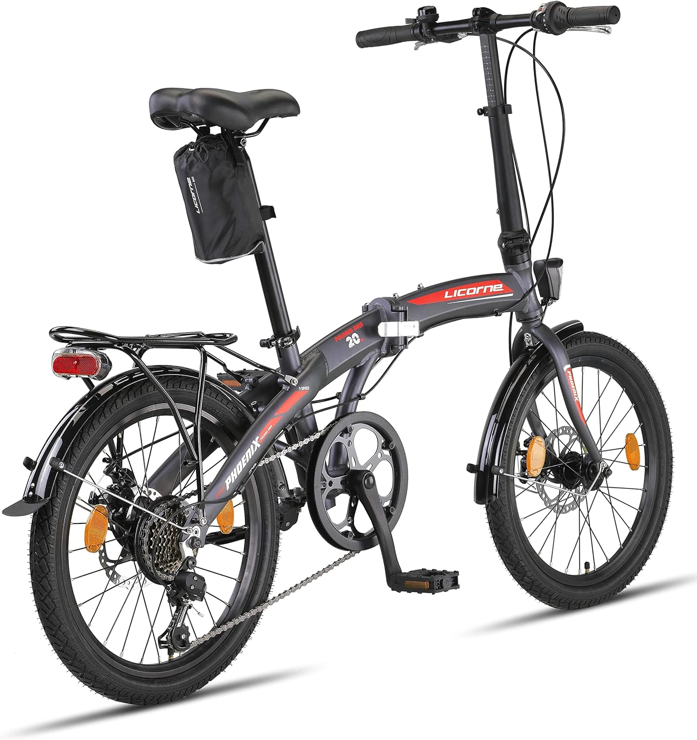 Vélo pliant Licorne Phoenix 2D, 20 pouces, en aluminium