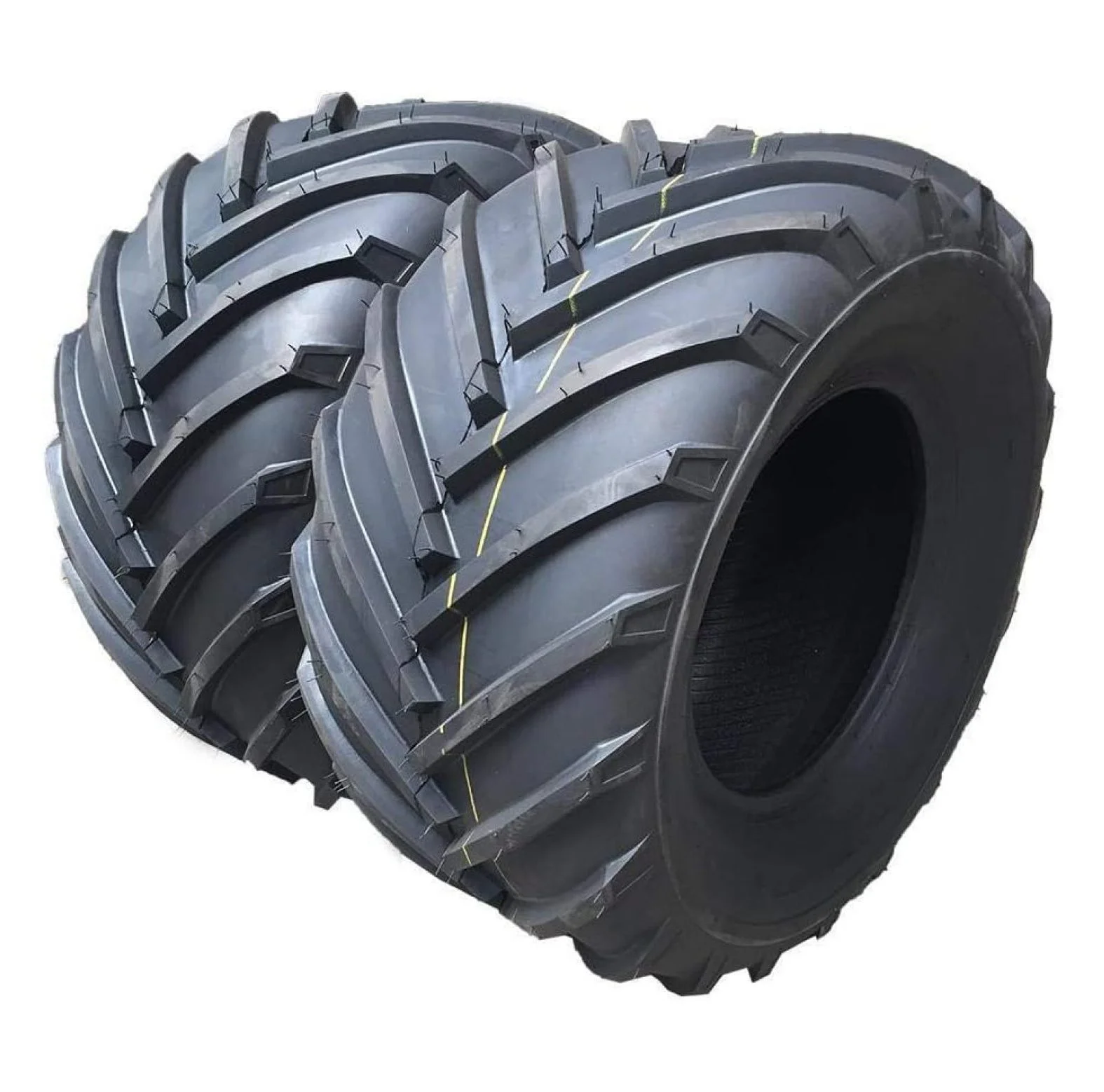 2 PCS 20x10.00 - 8 Lawn & Garden Mower Tires 20x10x8 Tractor Turf Golf Cart Tubeless Tires 4PR