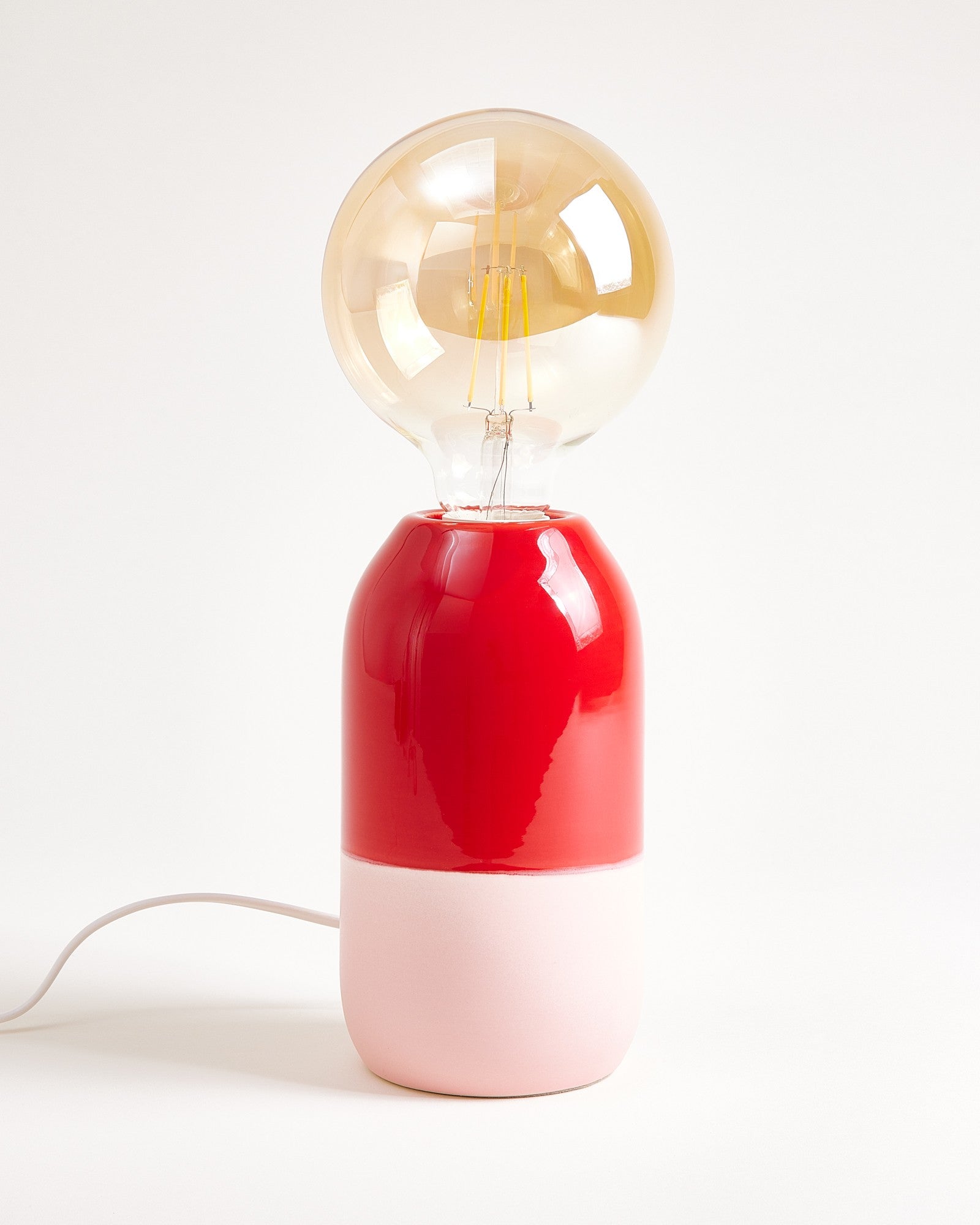 FAROL - CERAMIC LAMP RED ROSÉ