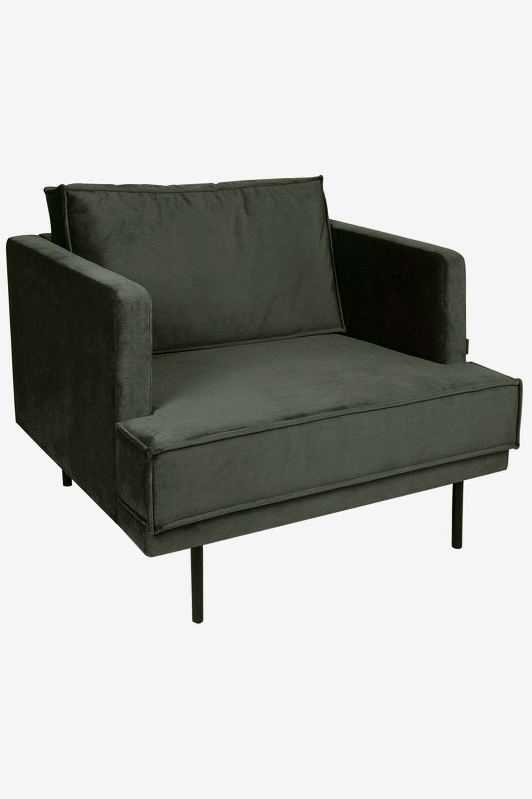 The Duchess velvet loveseat Juke dark green hunter