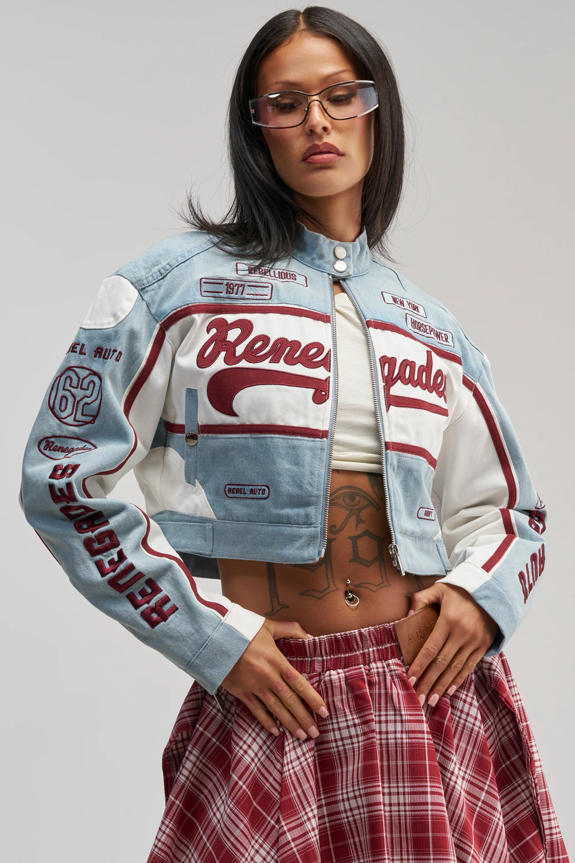 VICTORY LAP DENIM MOTO - Akira Store
