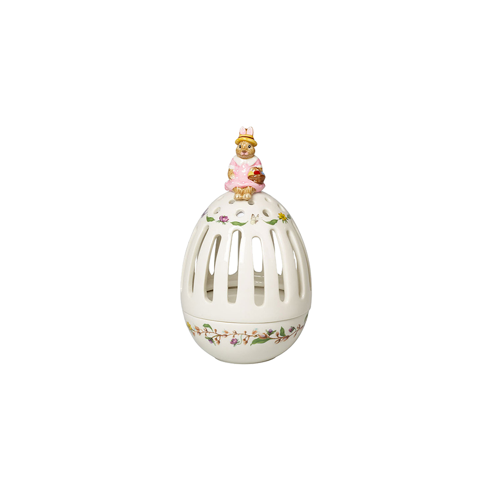 Bunny Tales Tealight holder - White, 3.5'' x 6.3'', porcelain