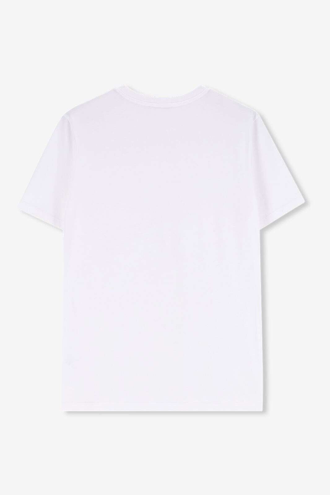 Wit T-shirt met borstzakje