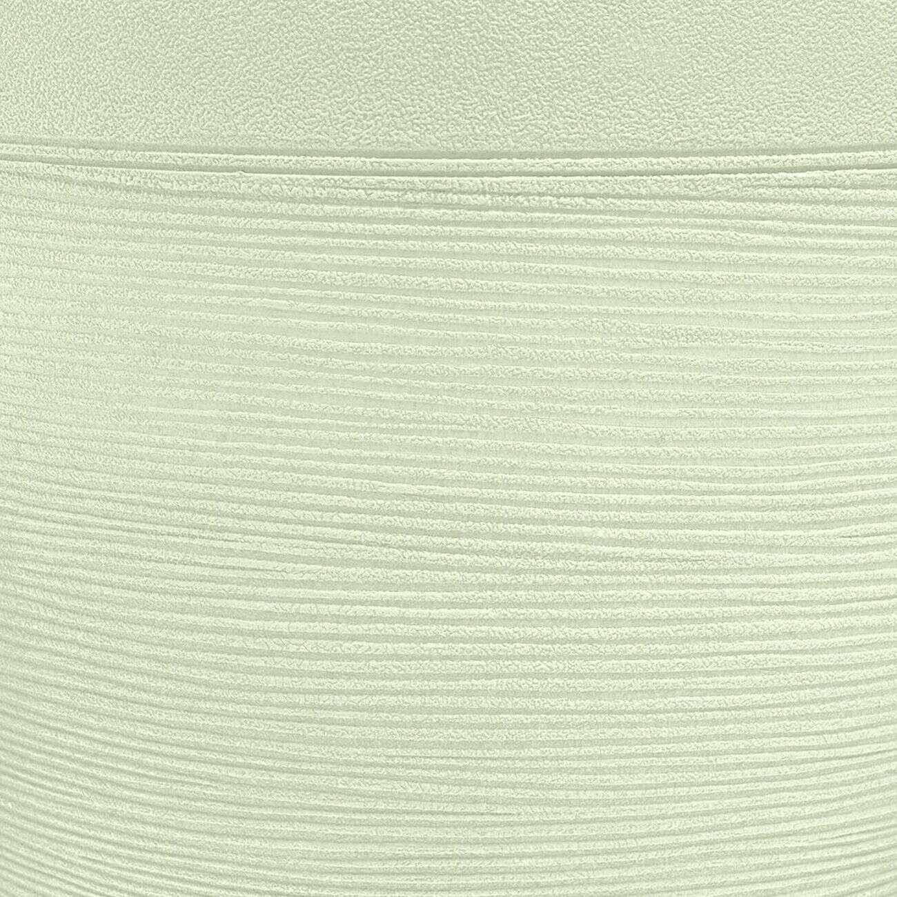 Cache pot grand modèle effet strié vert 12L Ø30xH27cm