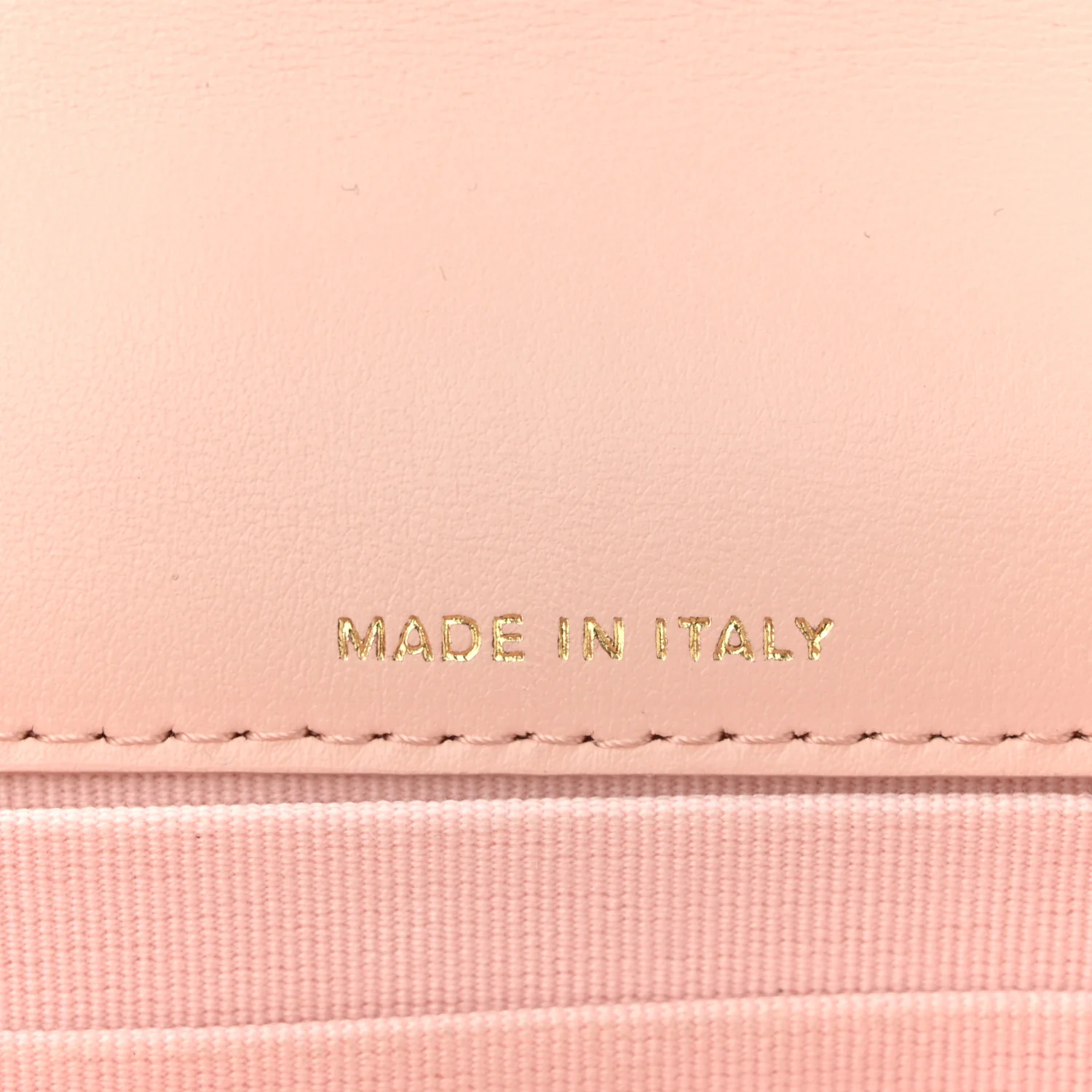 Crumpled Calfskin Quilted Braided CC Mini Flap Light Pink