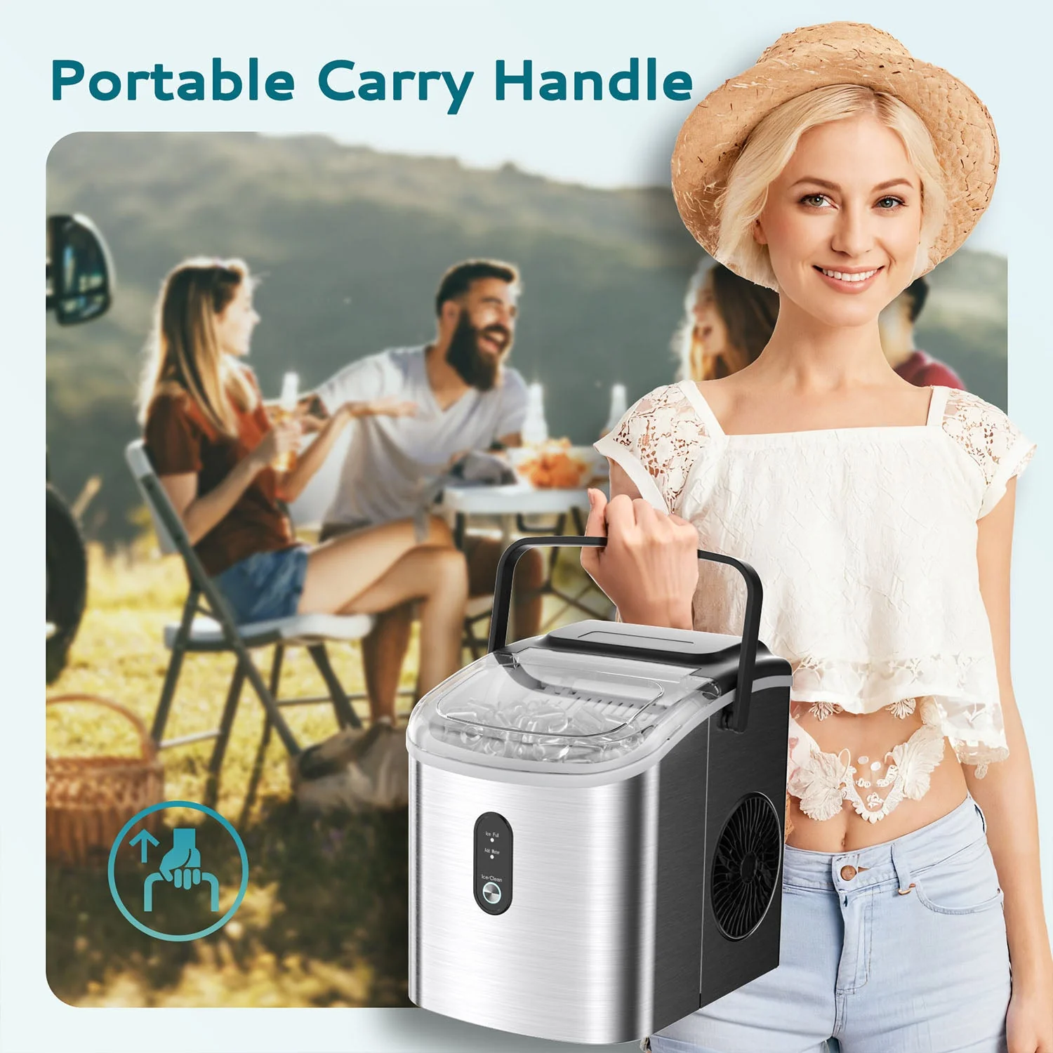 Euhomy Dart H1 Silver Bullet Ice Maker