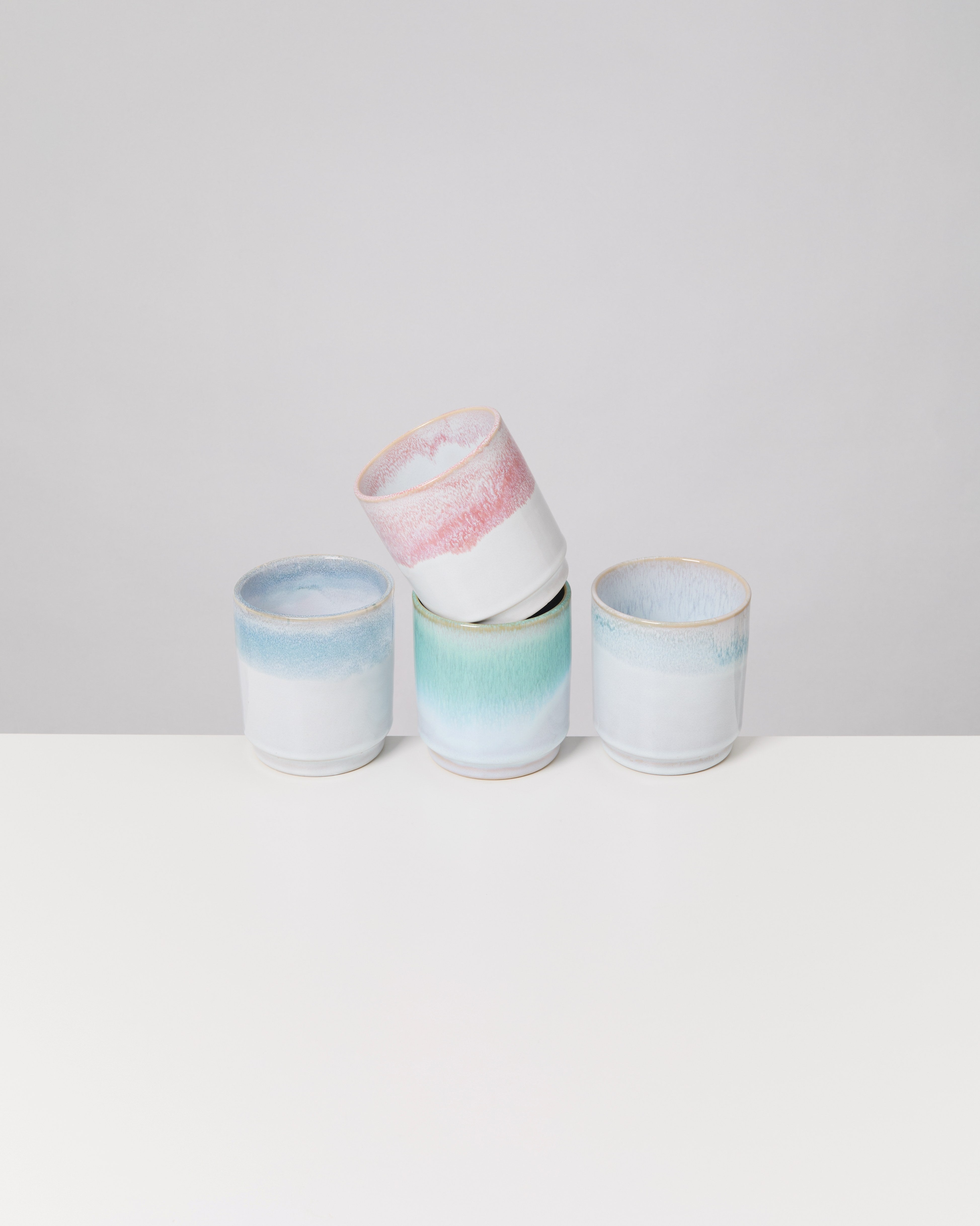 CORDOAMA - LARGE CUP SOFT OMBRÉ MIX SET OF 4