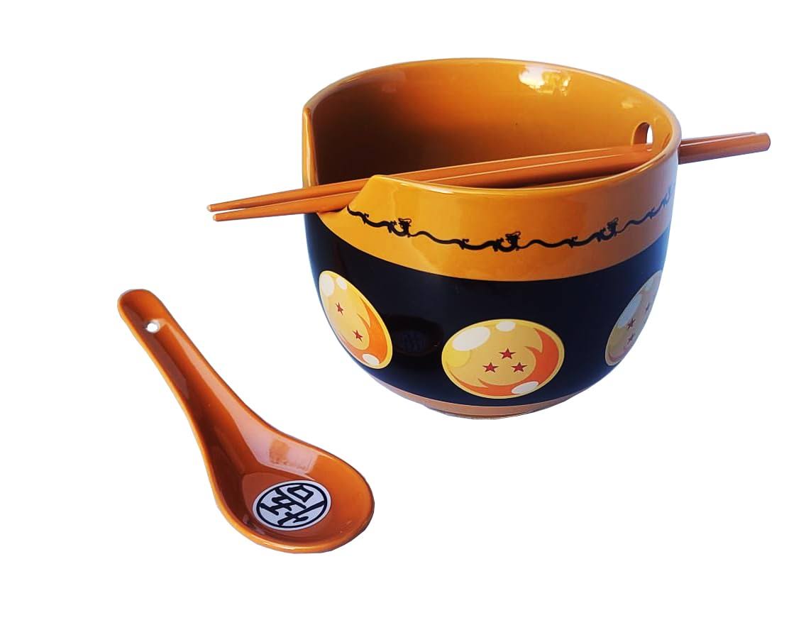 Dragon Ball Z Ramen Ceramic Bowl, Chopsticks and Spoon Bundle