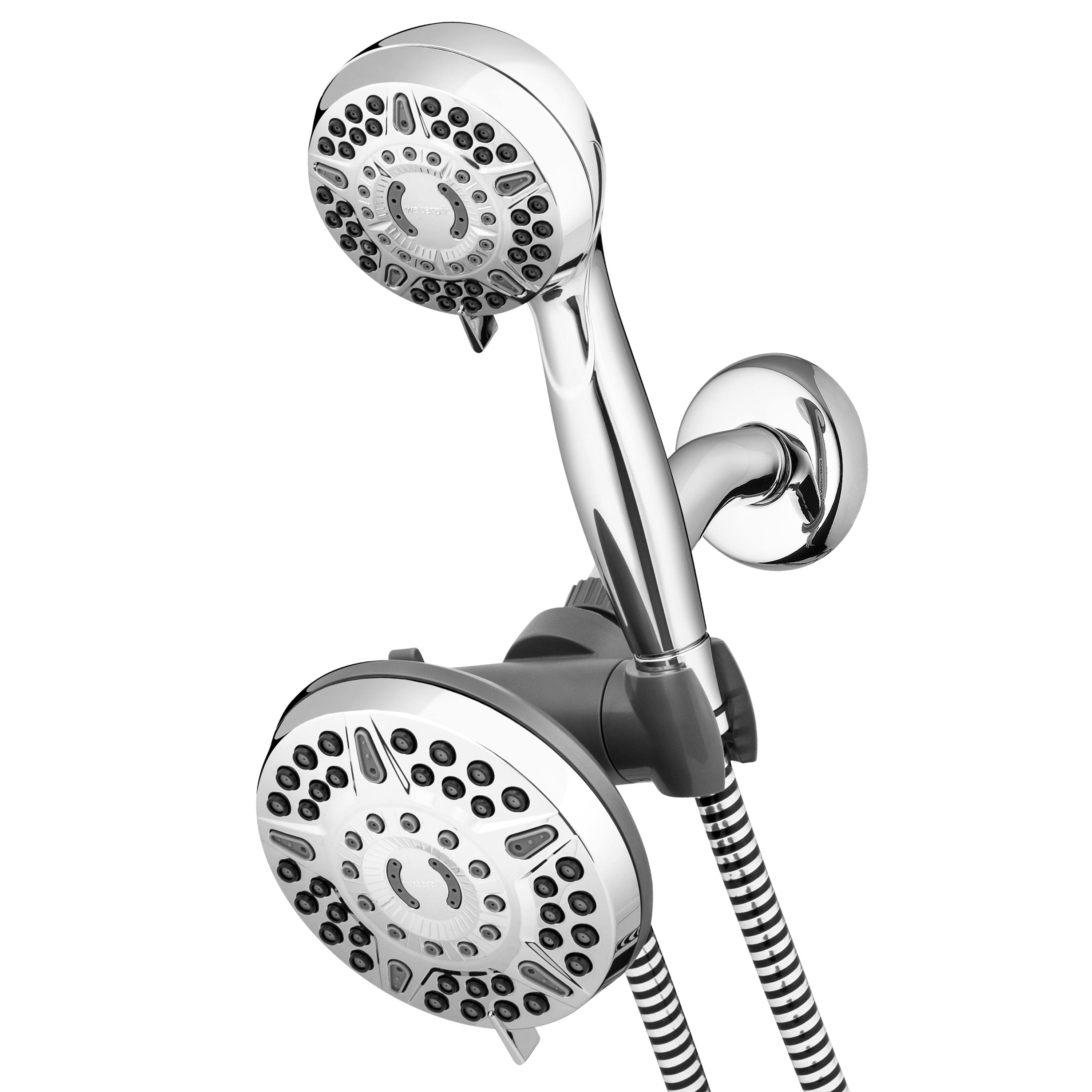 Waterpik PowerPulse Massge Chrome 6 Settings Showerhead Combo 1.8