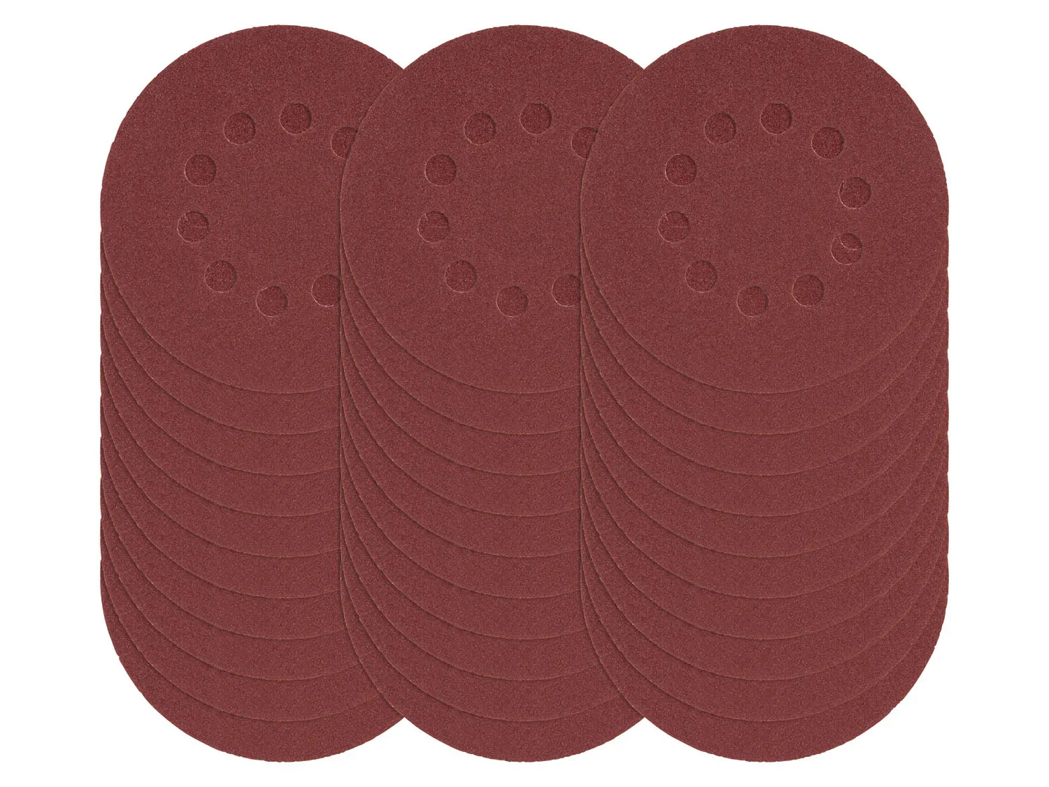 PARKSIDE Set de feuilles abrasives, pour meuleuses excentriques