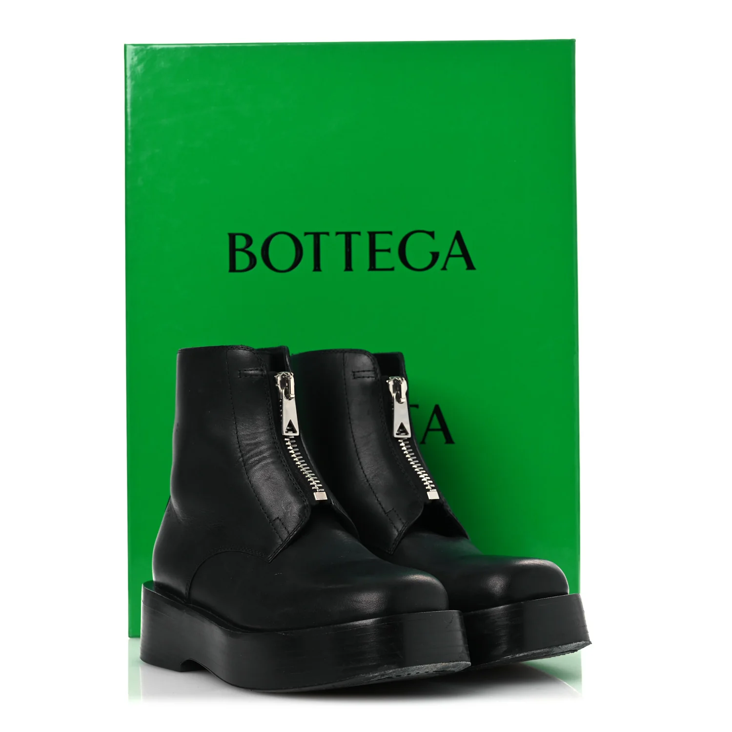 Calfskin Torino Ankle Boots 36 Black
