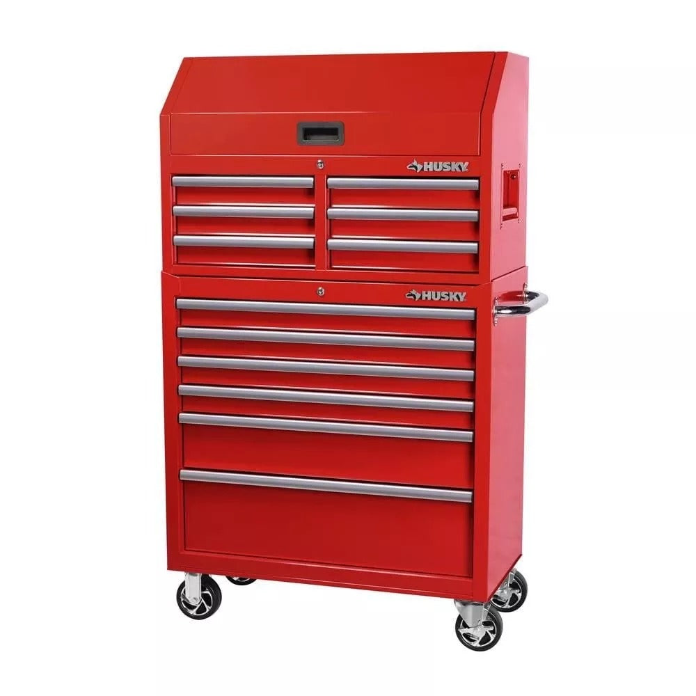 Coffre à outils et armoire combinés à 12 tiroirs de 36 po