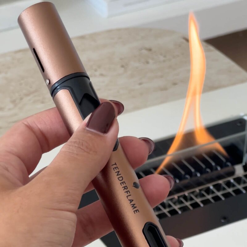 Pen Torch lighter 15,5 cm bronse