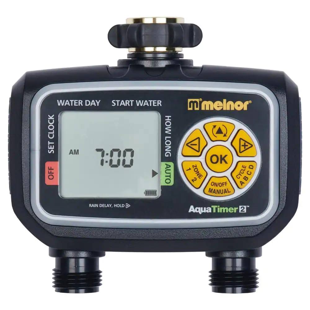 Melnor 76100-HD 2-Zone Digital Water Timer for Garden Hose