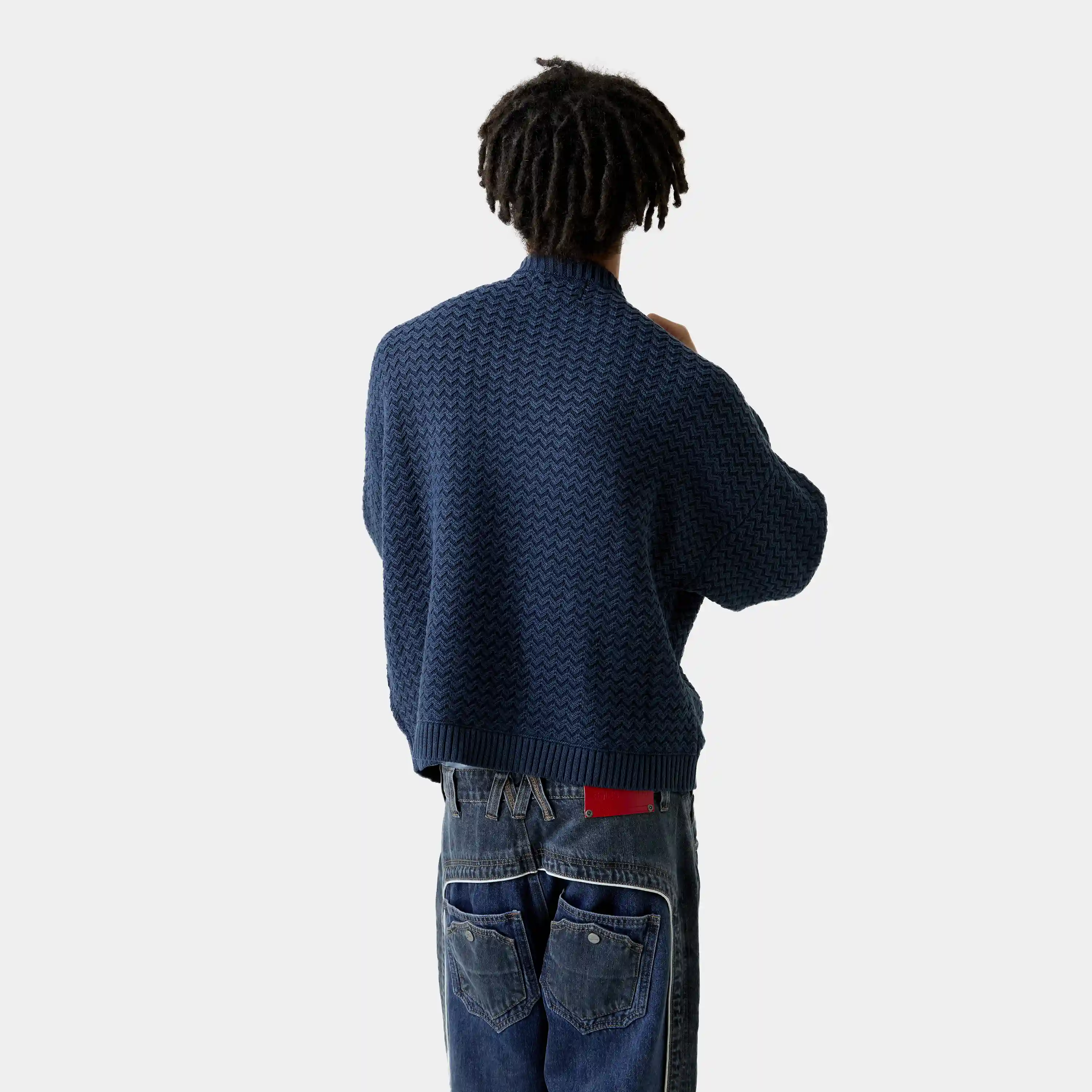 Thesis Navy Knit Sweater