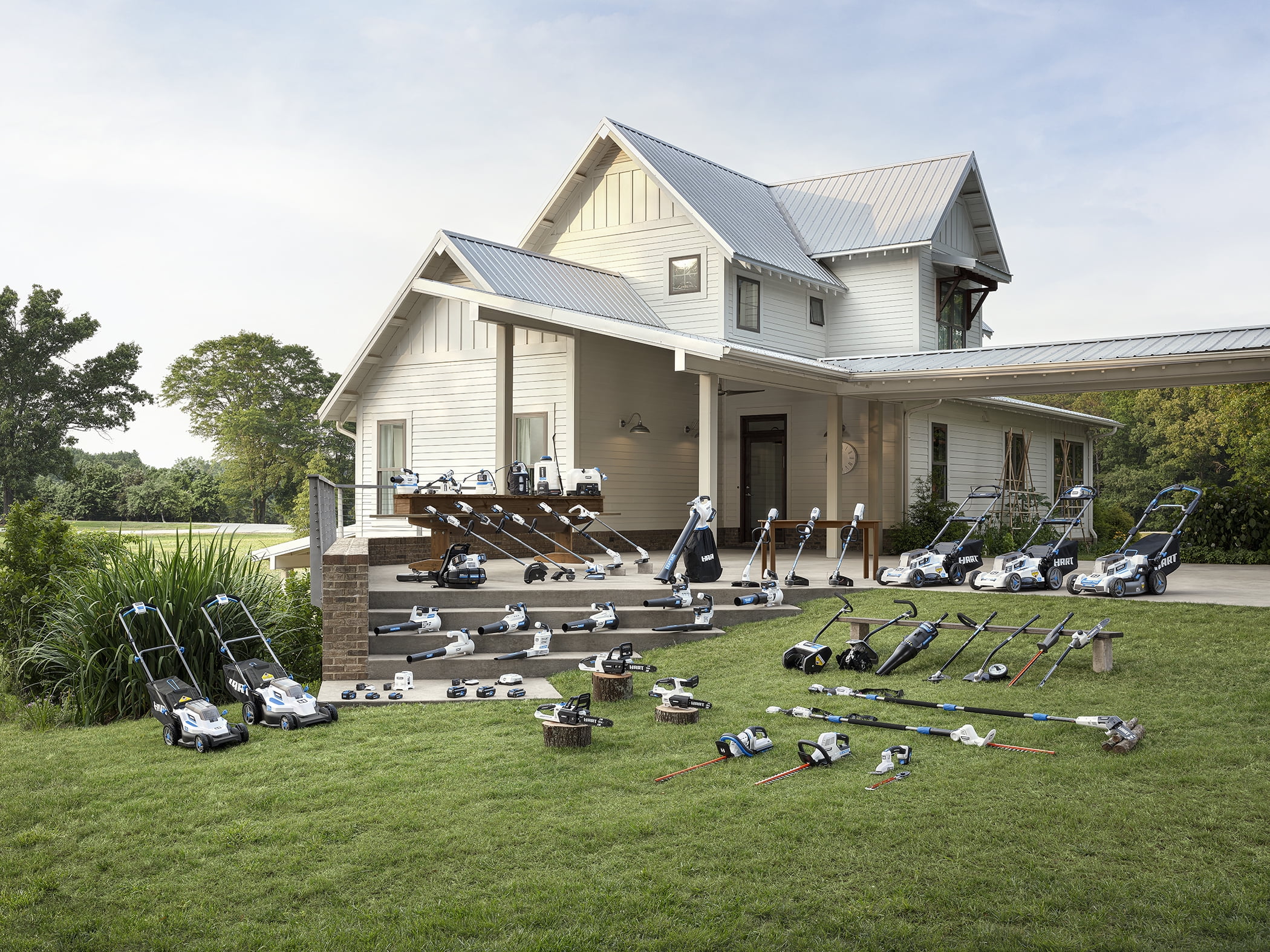 20 Volt 13" Cordless Trimmer Blower Combo Kit - Image 8