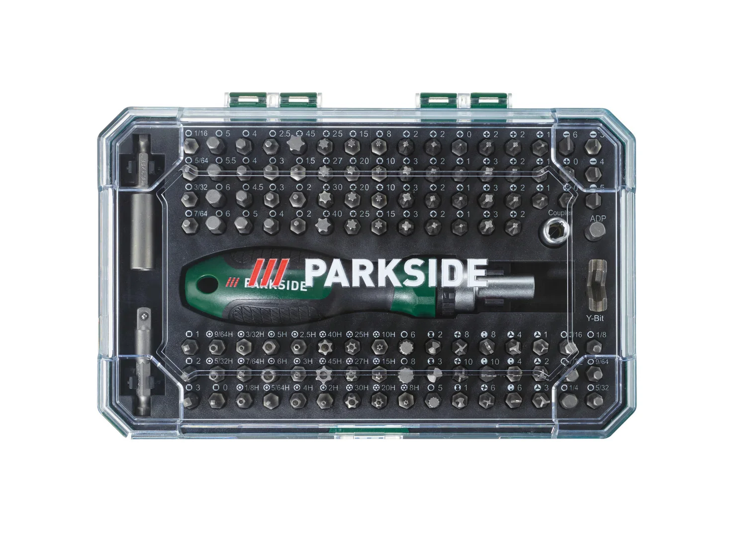 PARKSIDE Jeu d'embouts de tournevis  cliquet, 115 pices