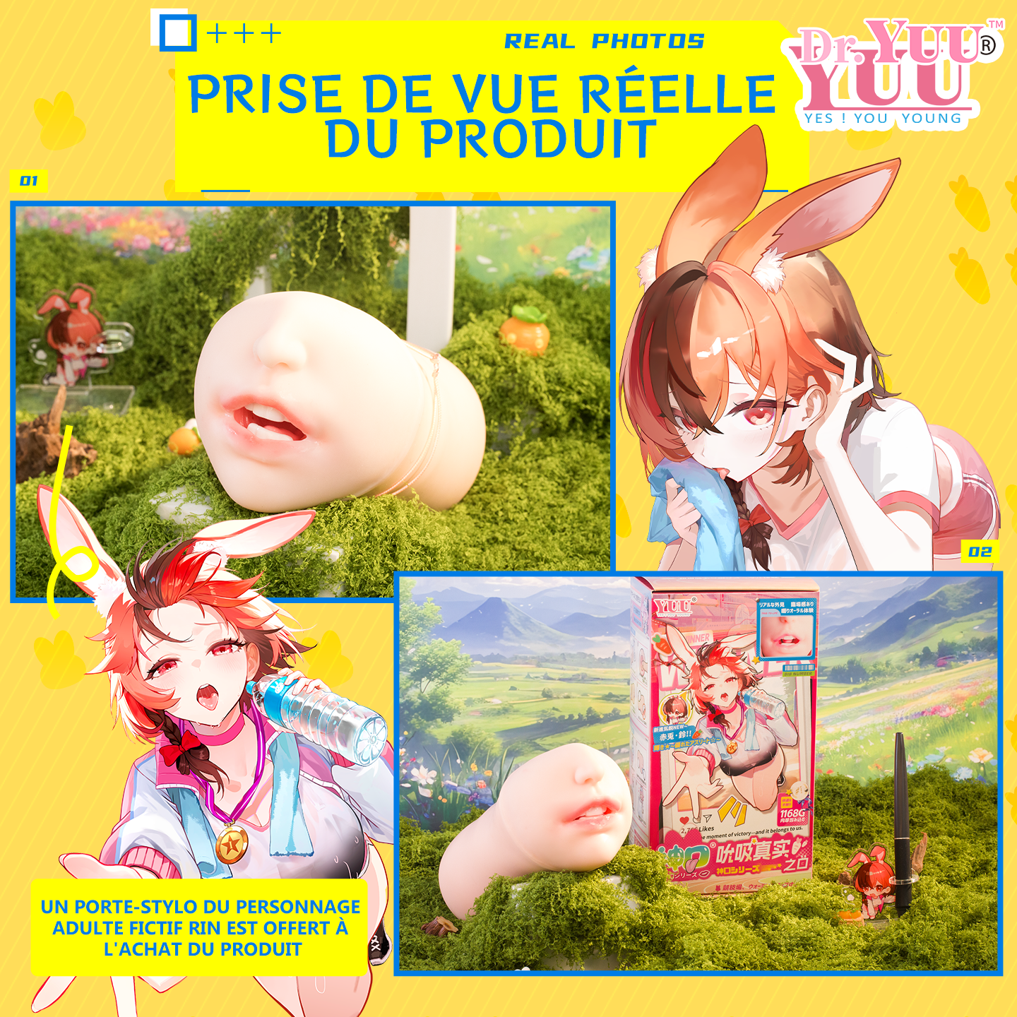 Intrigue immersive de Fille Lapin avec conception anime.