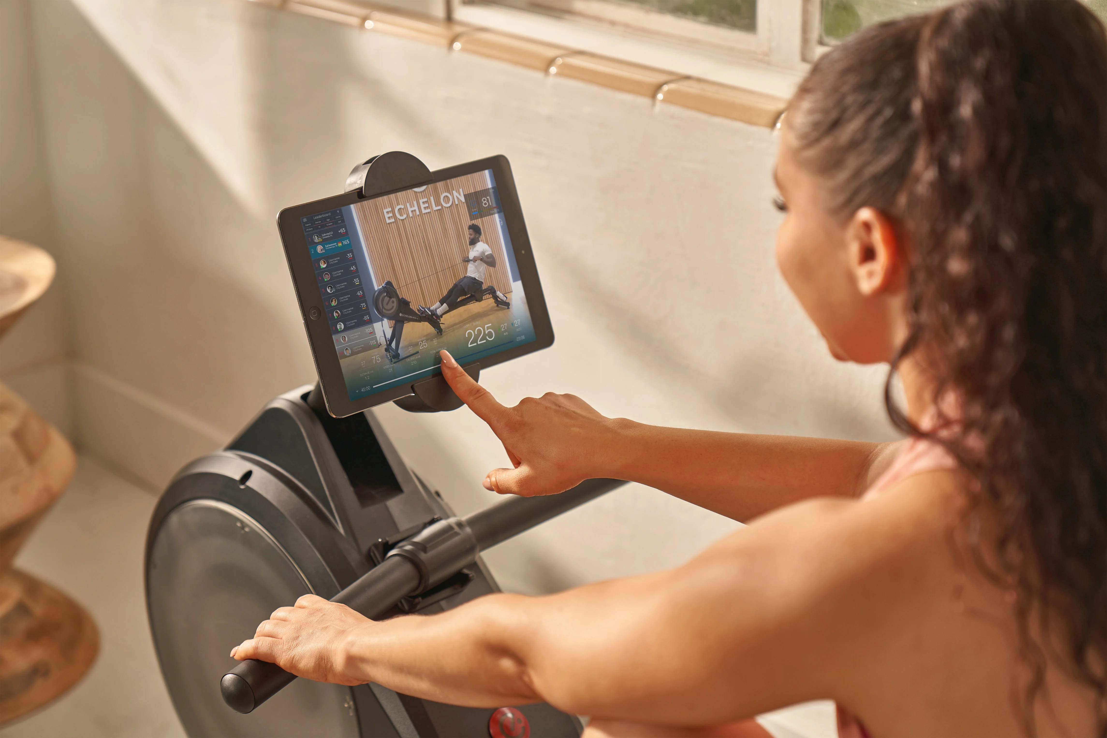 Sport Exercise Rower with 32 Levels of Magnetic Resistance with 90 Day Free Premier Membership ($105 Value) - Image 7