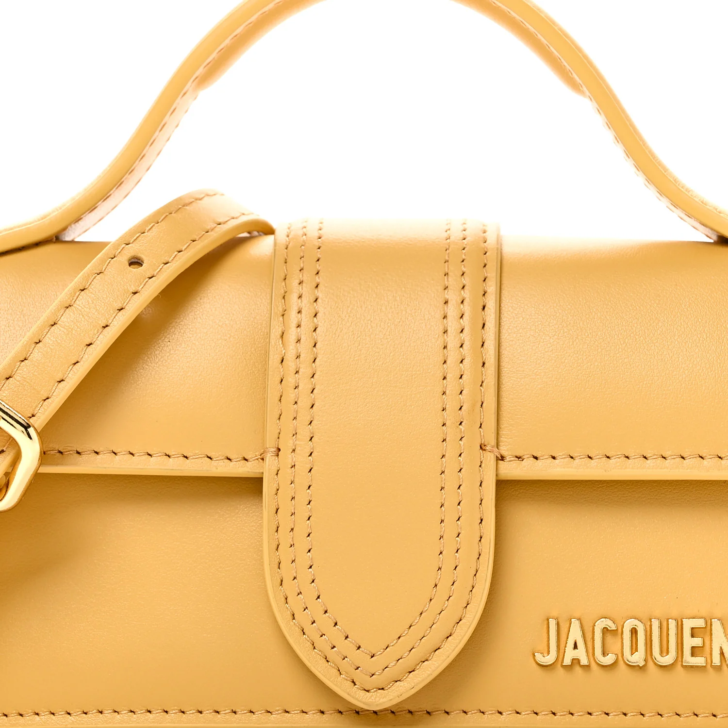 Smooth Calfskin Le Bambino Dark Yellow