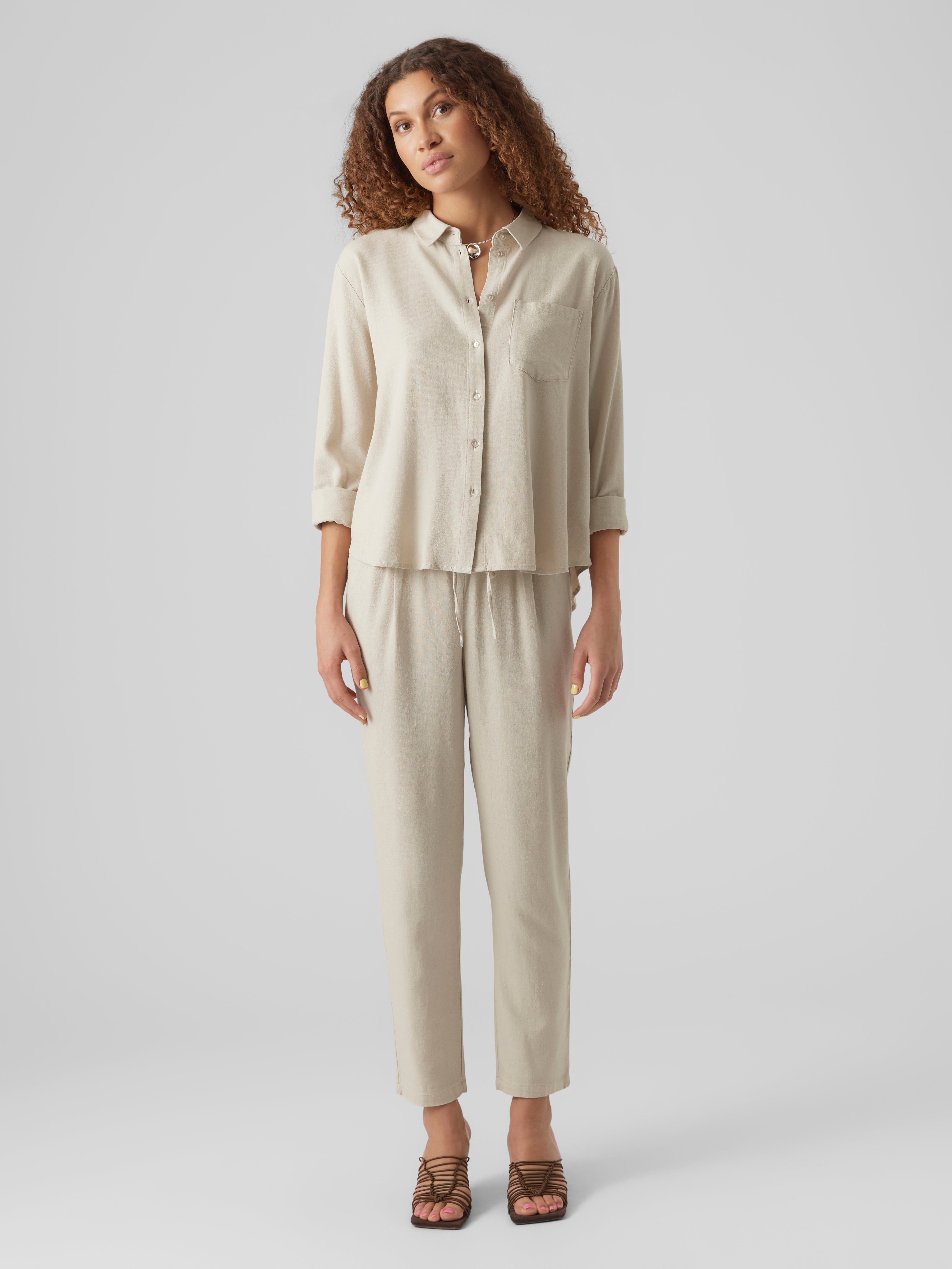 VERO MODA® VMJESMILO Mid waist Trousers