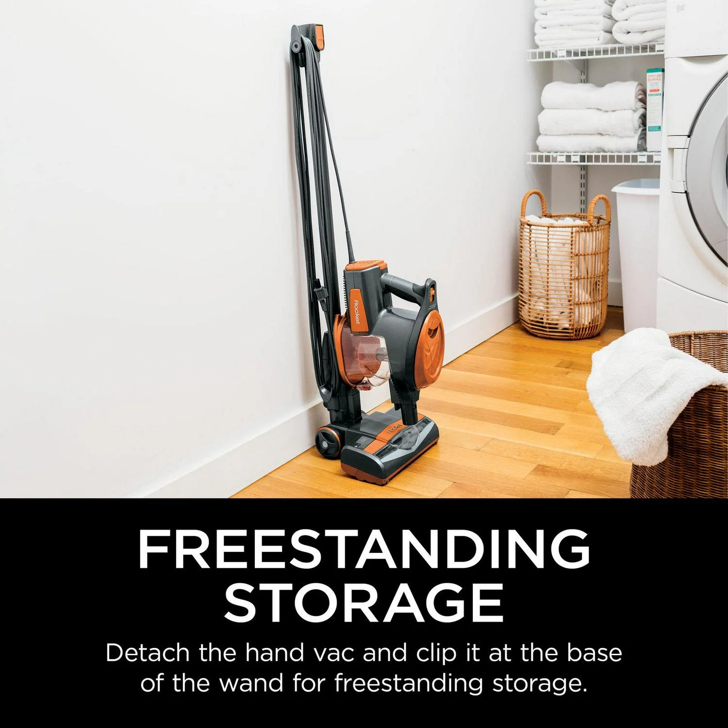 Rocket Ultra-Light Corded Bagless Vacuum for Carpet and Hard Floor Cleaning with Swivel Steering - Image 5