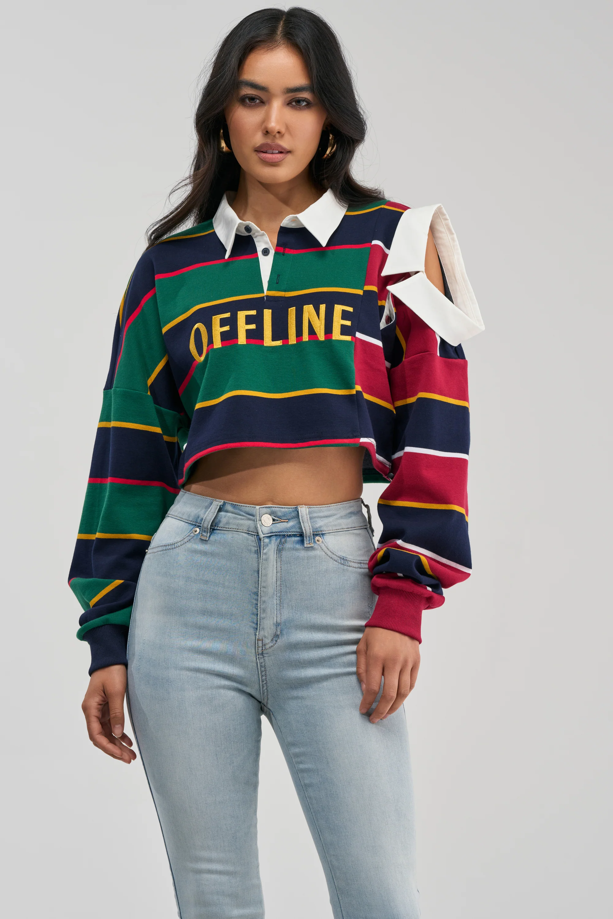 OFFLINE CROPPED POLO SHIRT - Akira Store