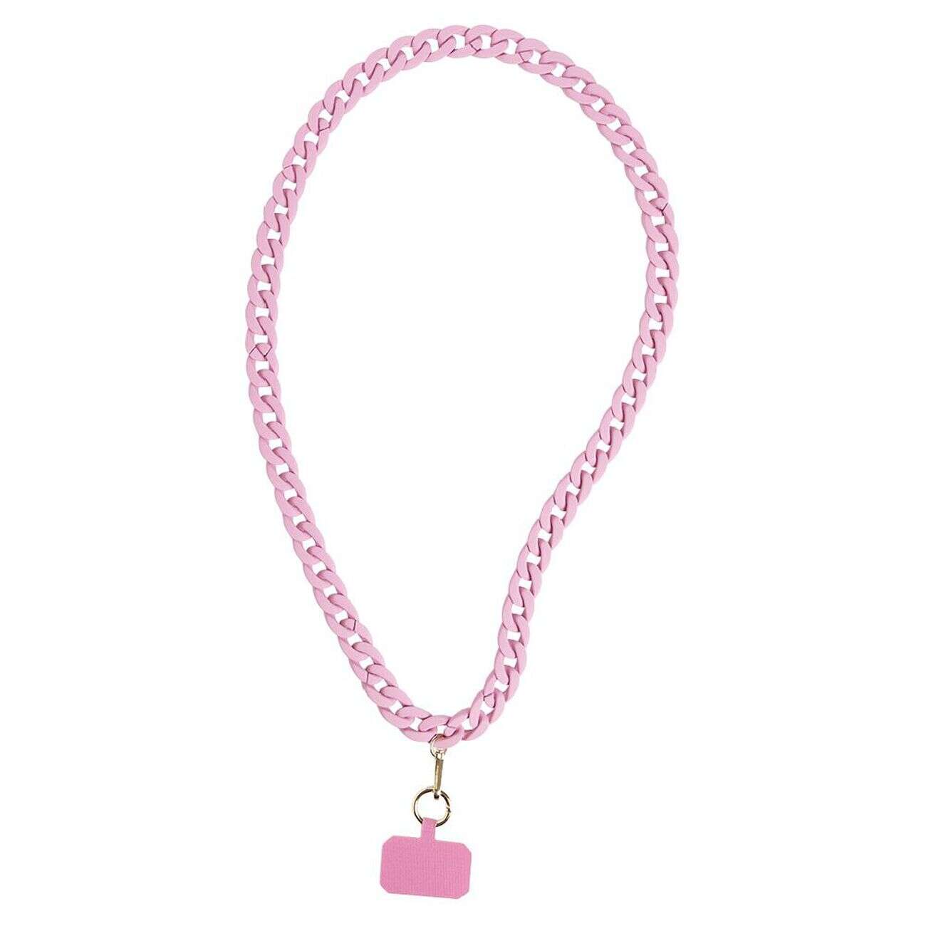 Collier chaîne doré pour téléphone 115cm