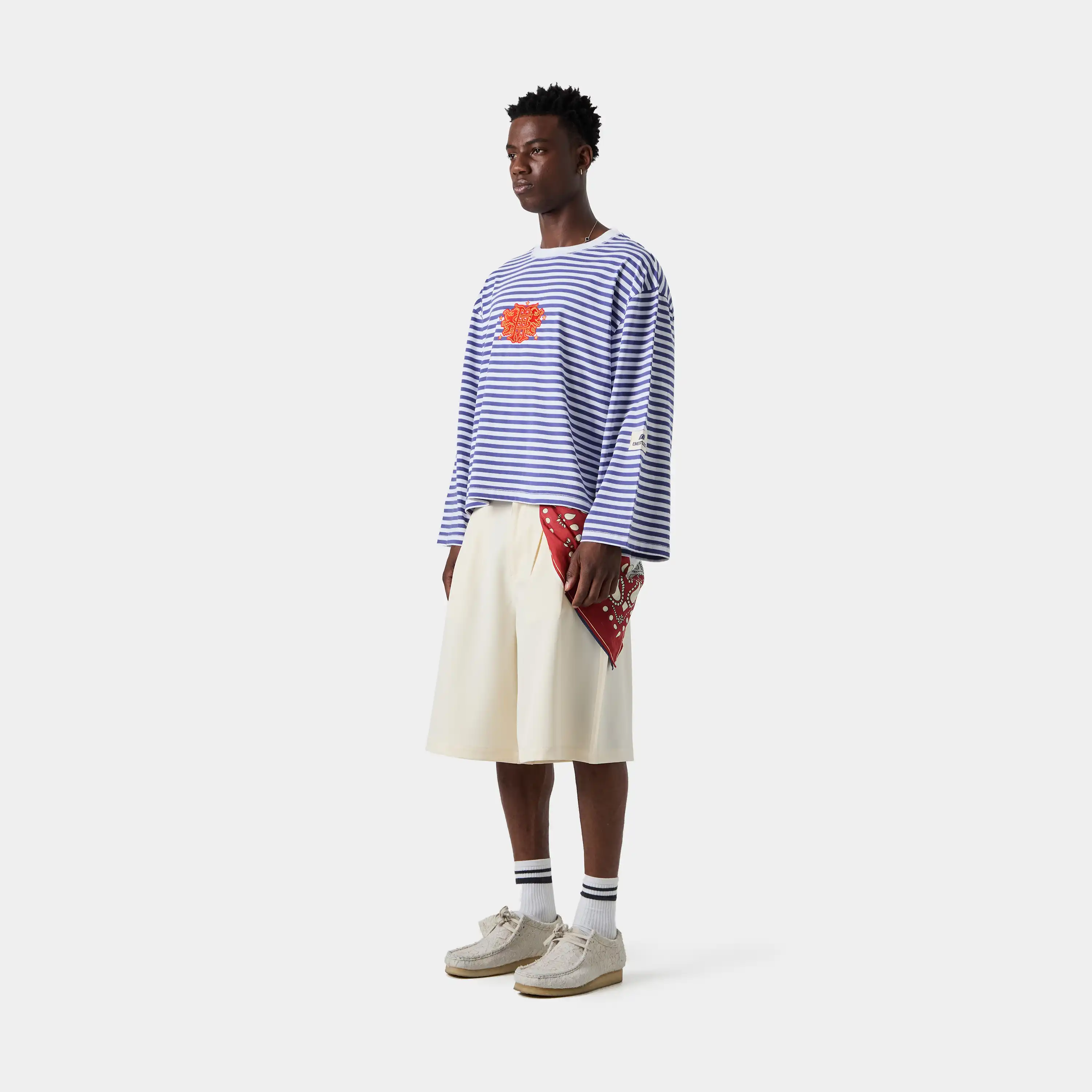 Horizon Striped Deep Cobalt Long Sleeve
