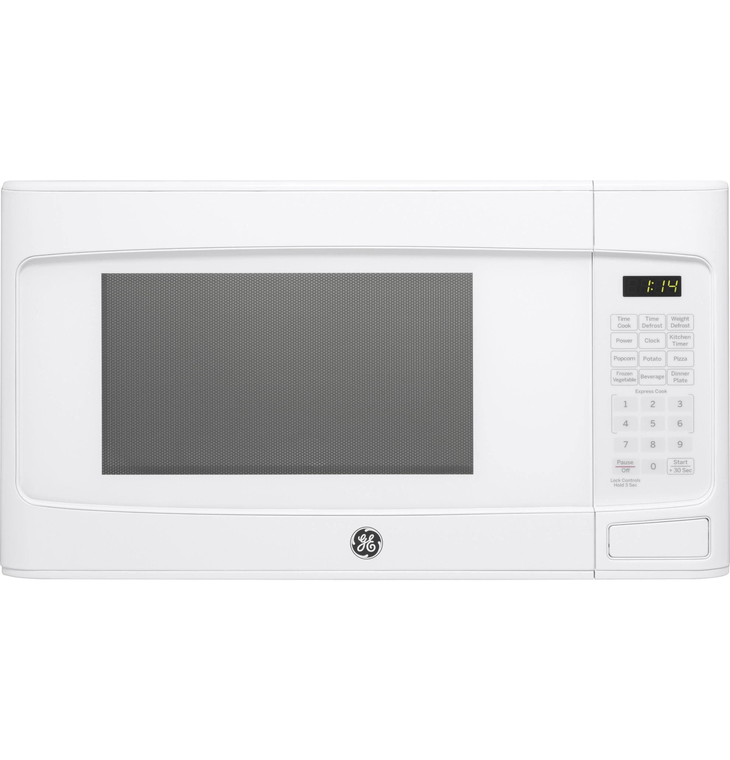 GE 1.1 Cu. ft. White Countertop Microwave